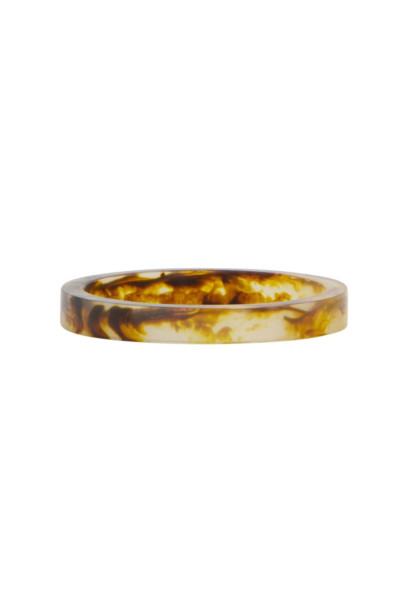 Zusss | Armbanden resin bruin set2