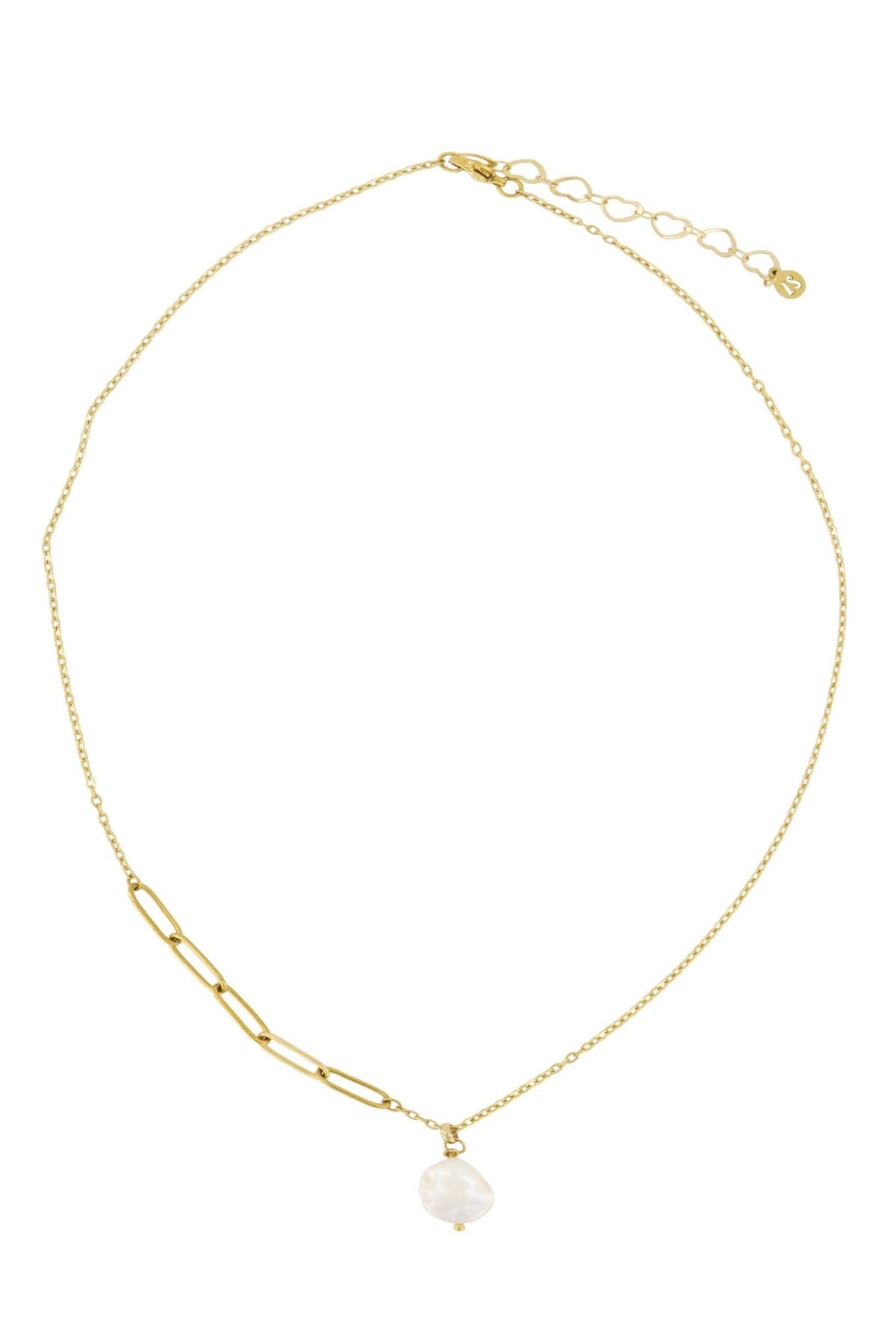 Zusss | Ketting met parel goud