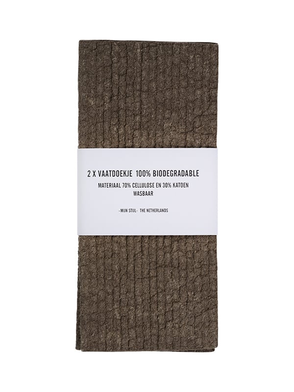 Mijn Stijl | Vaatdoekjes biodegradable per 2 bruin