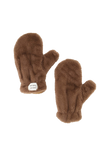 Zusss | Fluffy handschoenen hazelnoot