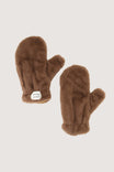 Zusss | Fluffy handschoenen hazelnoot