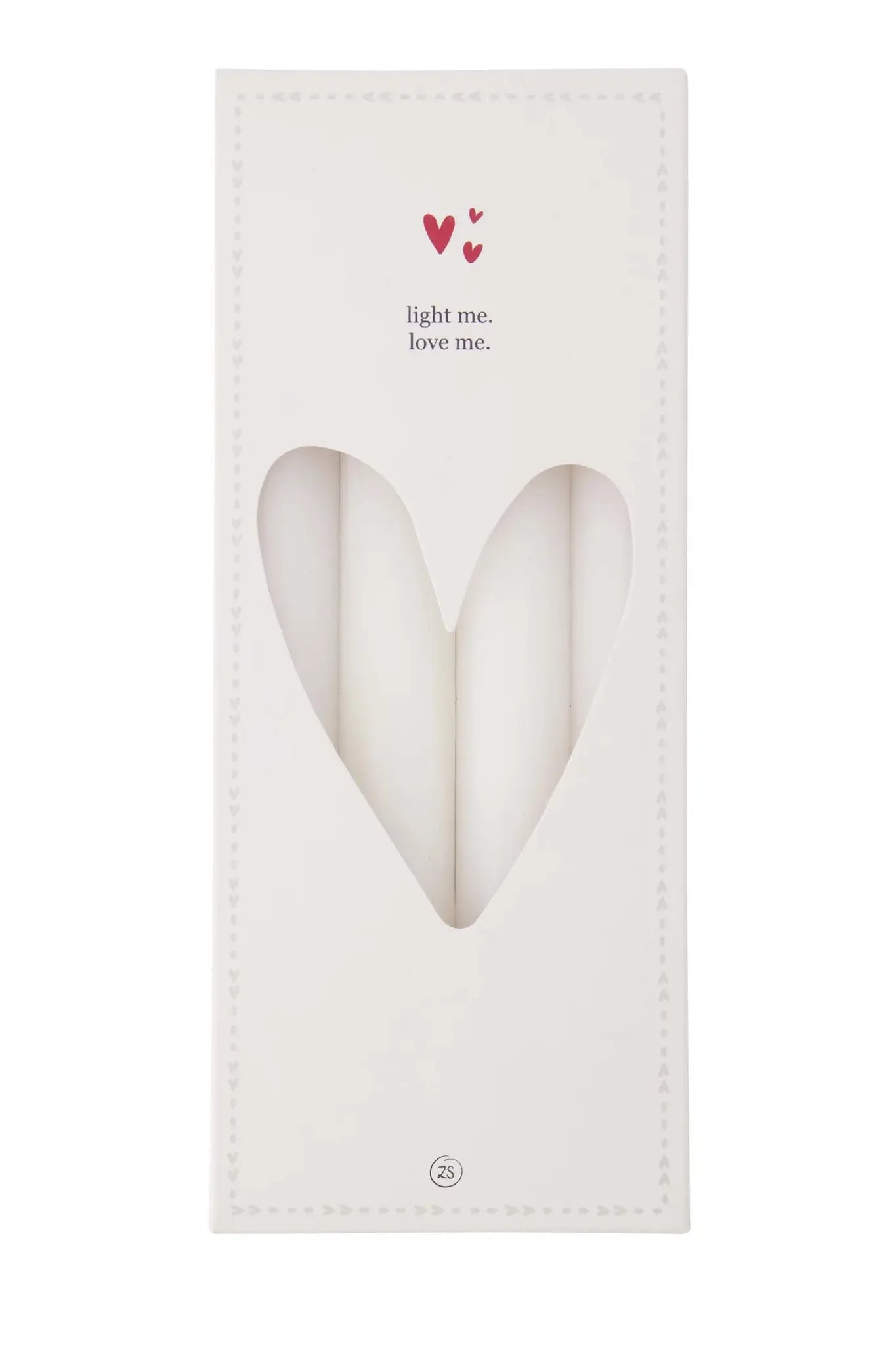 Zusss | Set van 4 rustieke kaarsen 20cm off white