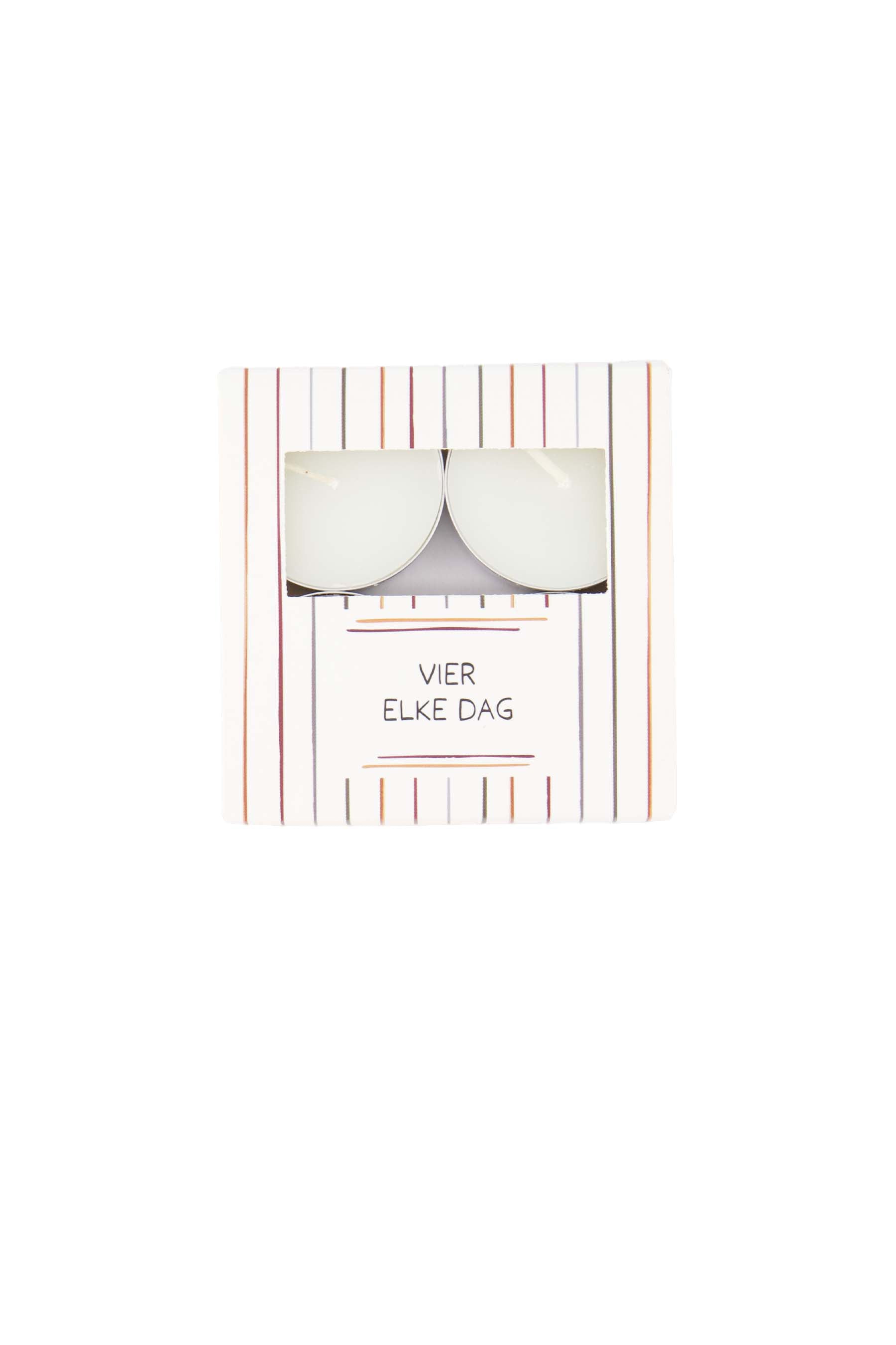 Zusss | Tealights in box celebrate every day multicolor