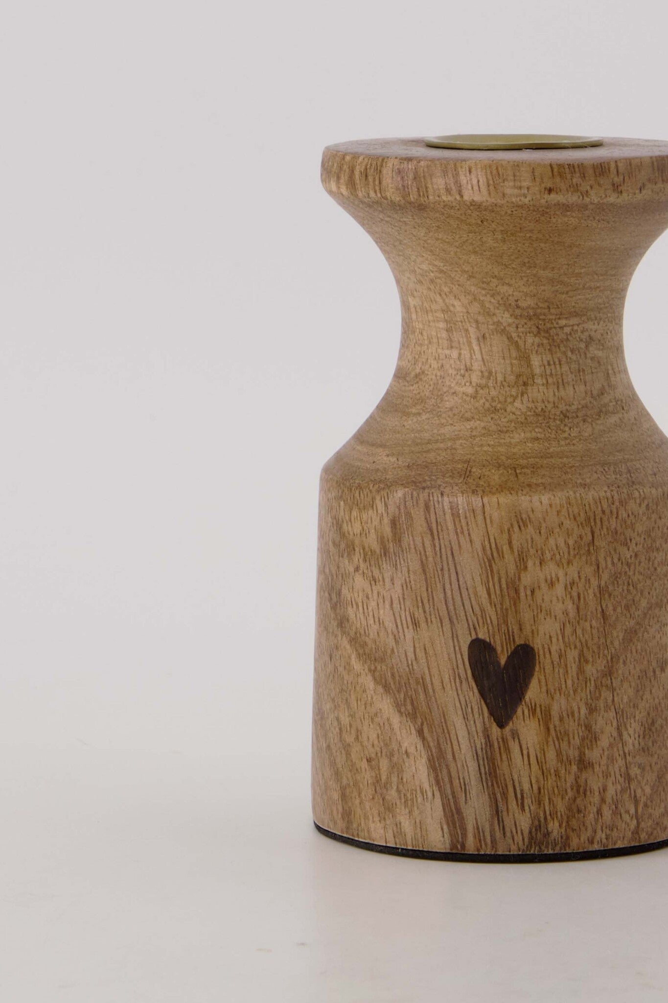 Zusss | Kandelaar hout hartje naturel