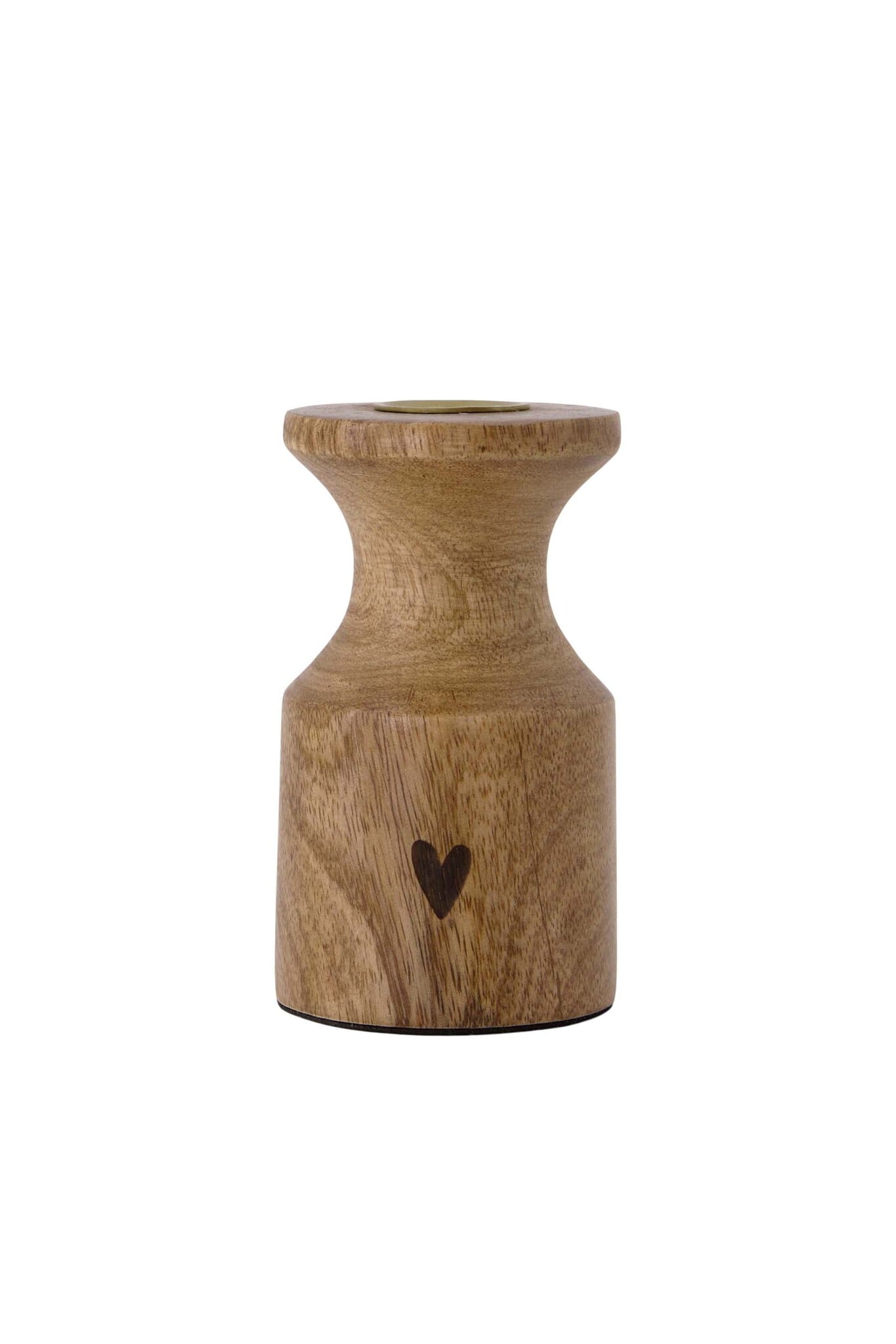 Zusss | Kandelaar hout hartje naturel