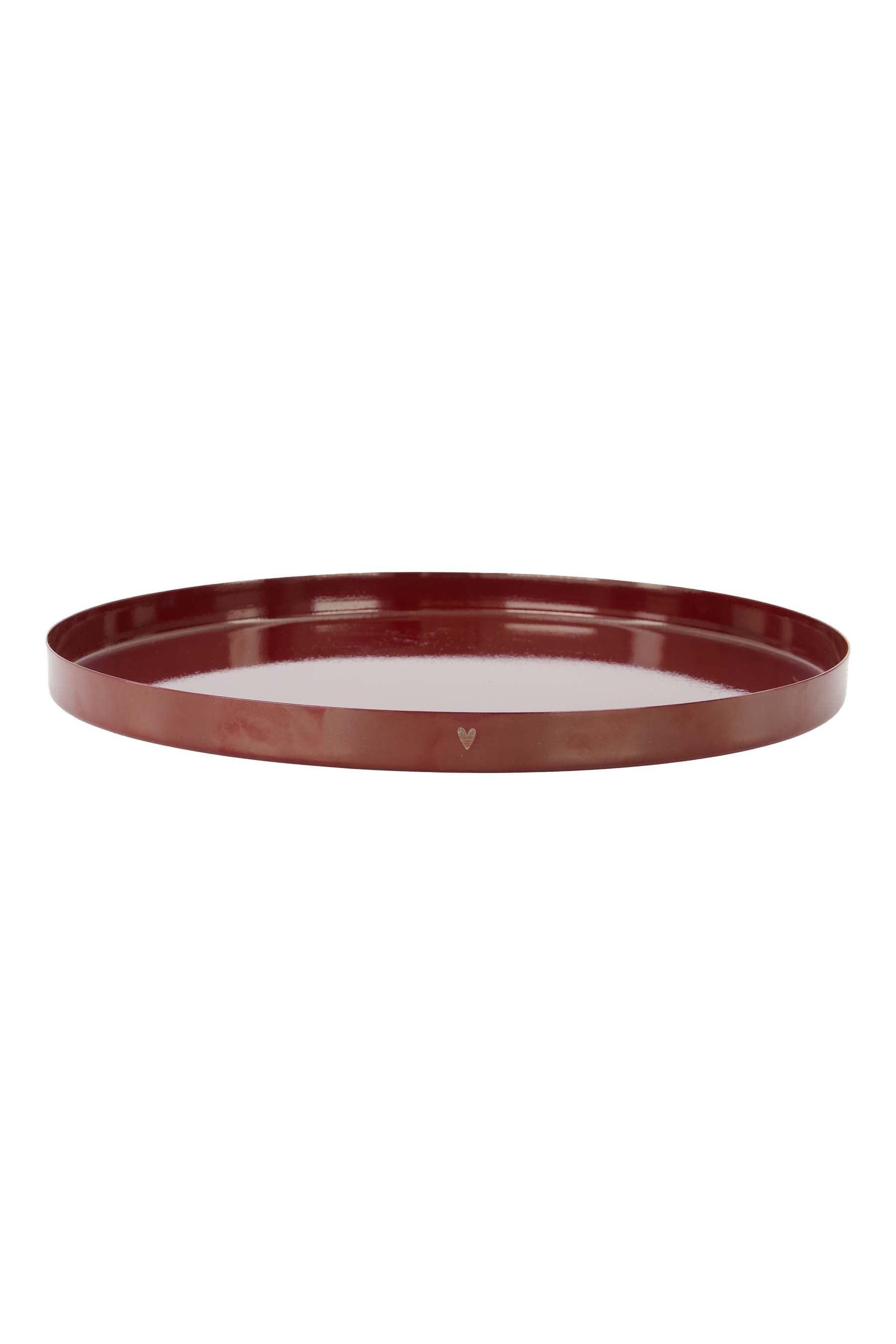 Zusss | Styling board metal heart dark red
