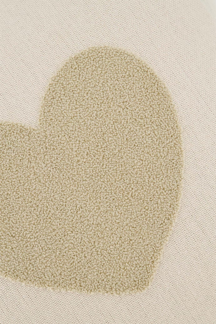 Zusss | Kussen tufted hart 45x45cm