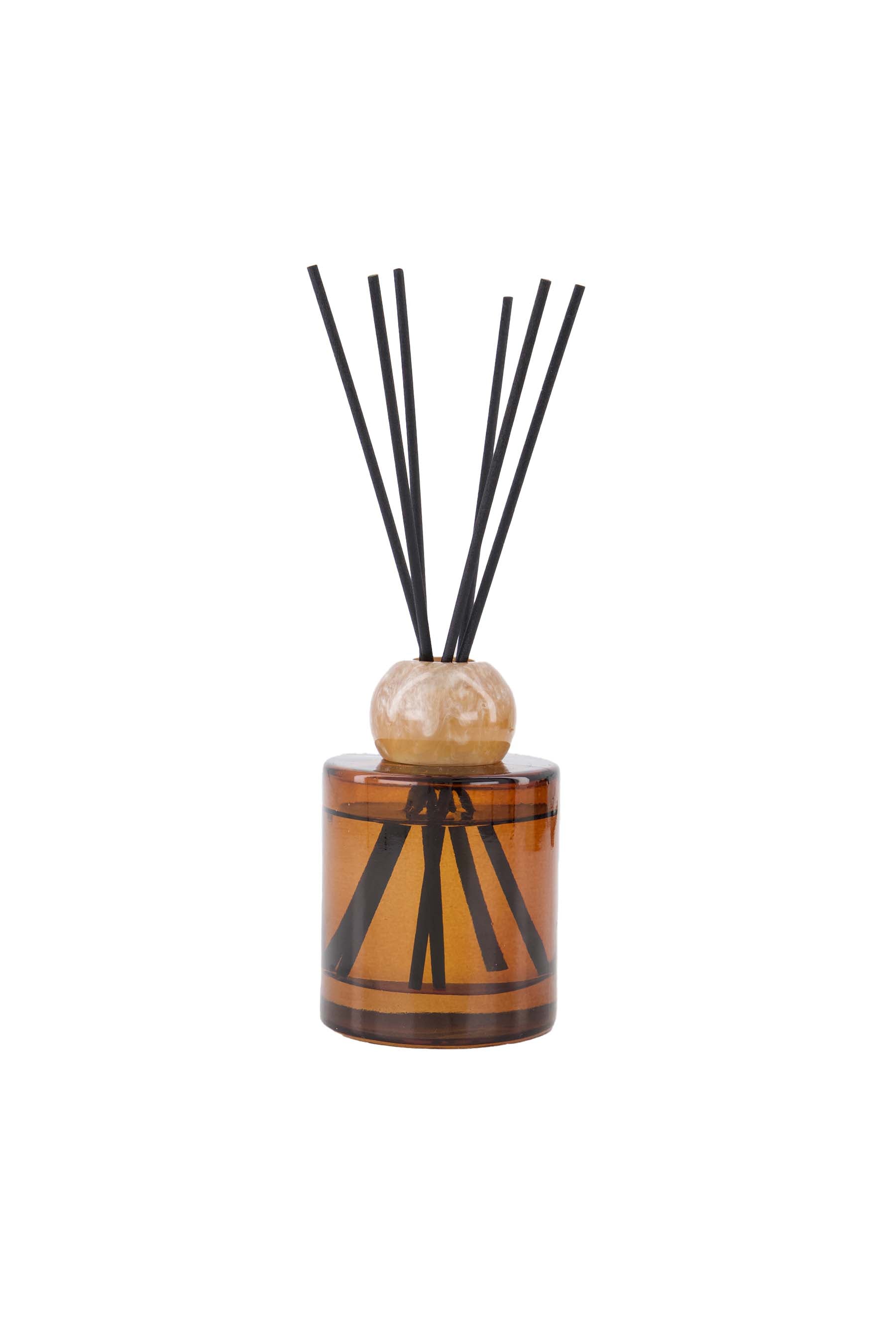 Zusss | Reed diffuser glass heart camel