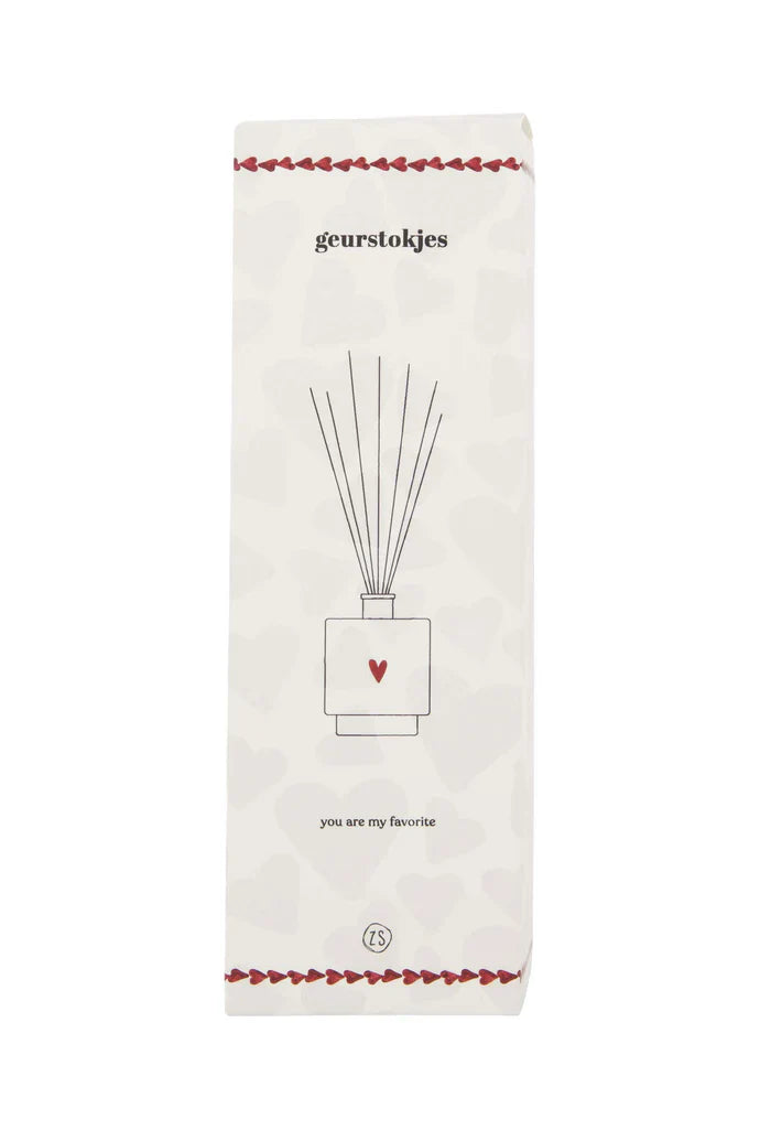 Zusss | Geurstokjes favourite wit rood