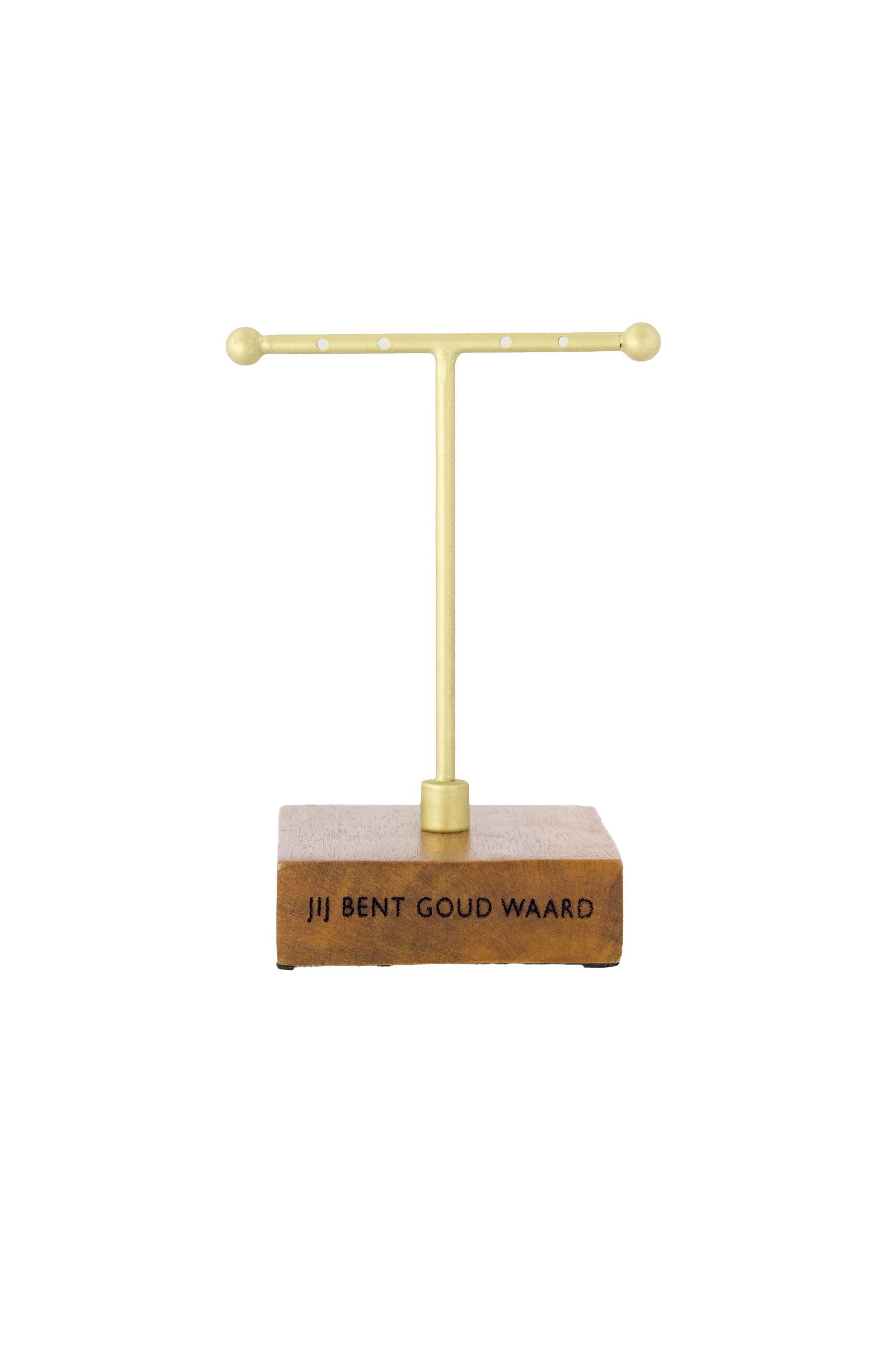 Zusss | Jewellery stand jij bent goud waard naturel