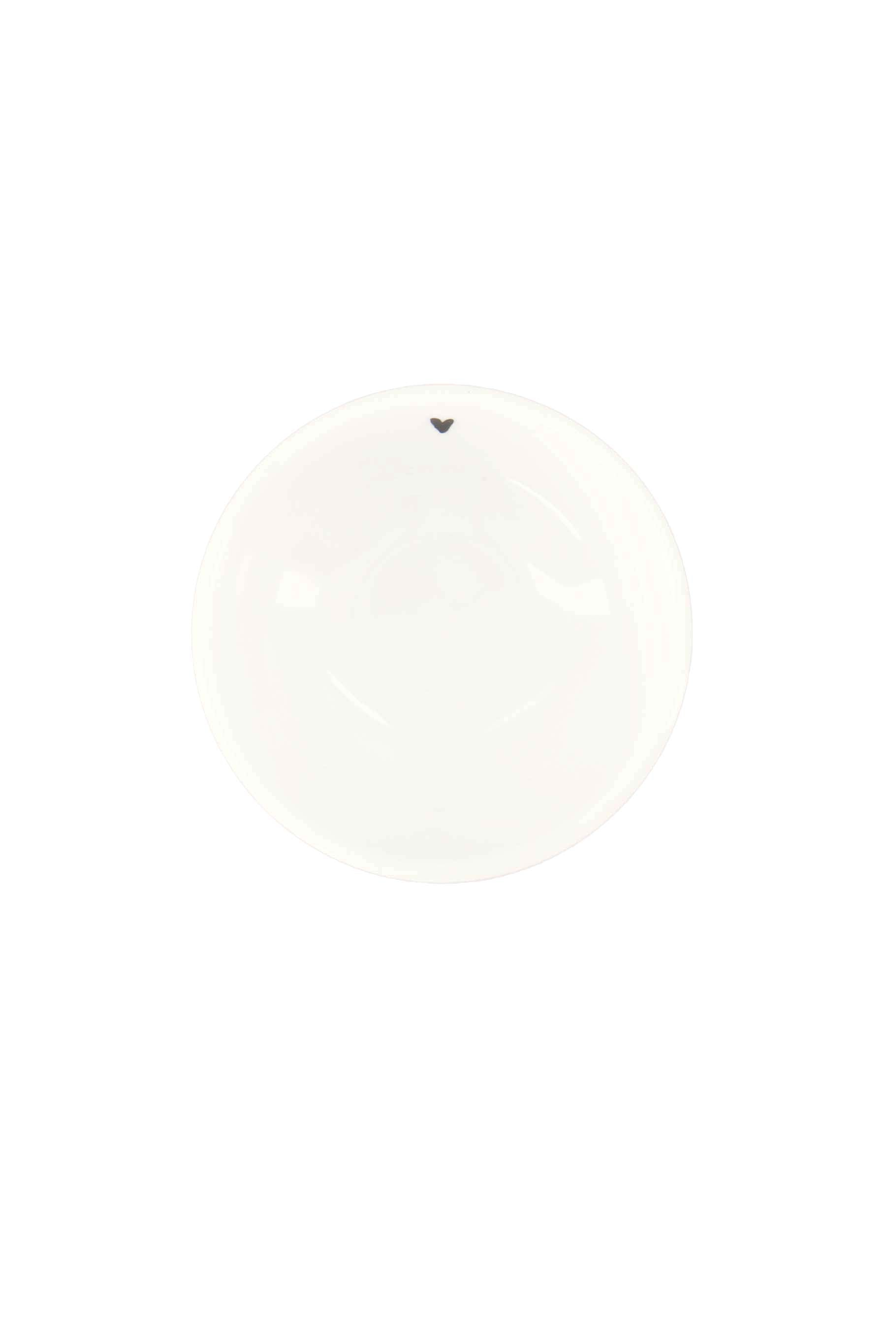 Zusss | Dip dish heart white / black