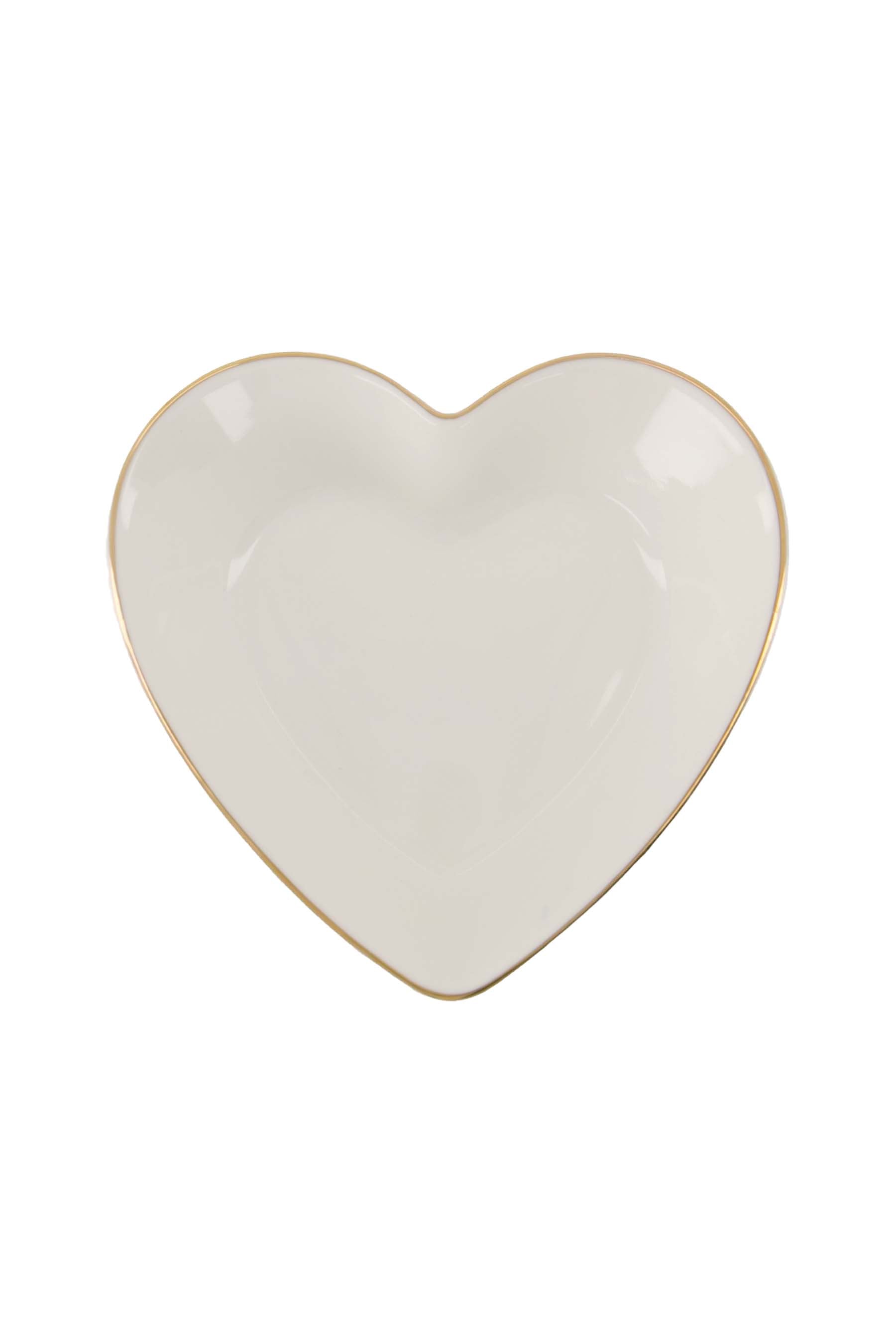 Zusss | Serving bowl heart shape white white