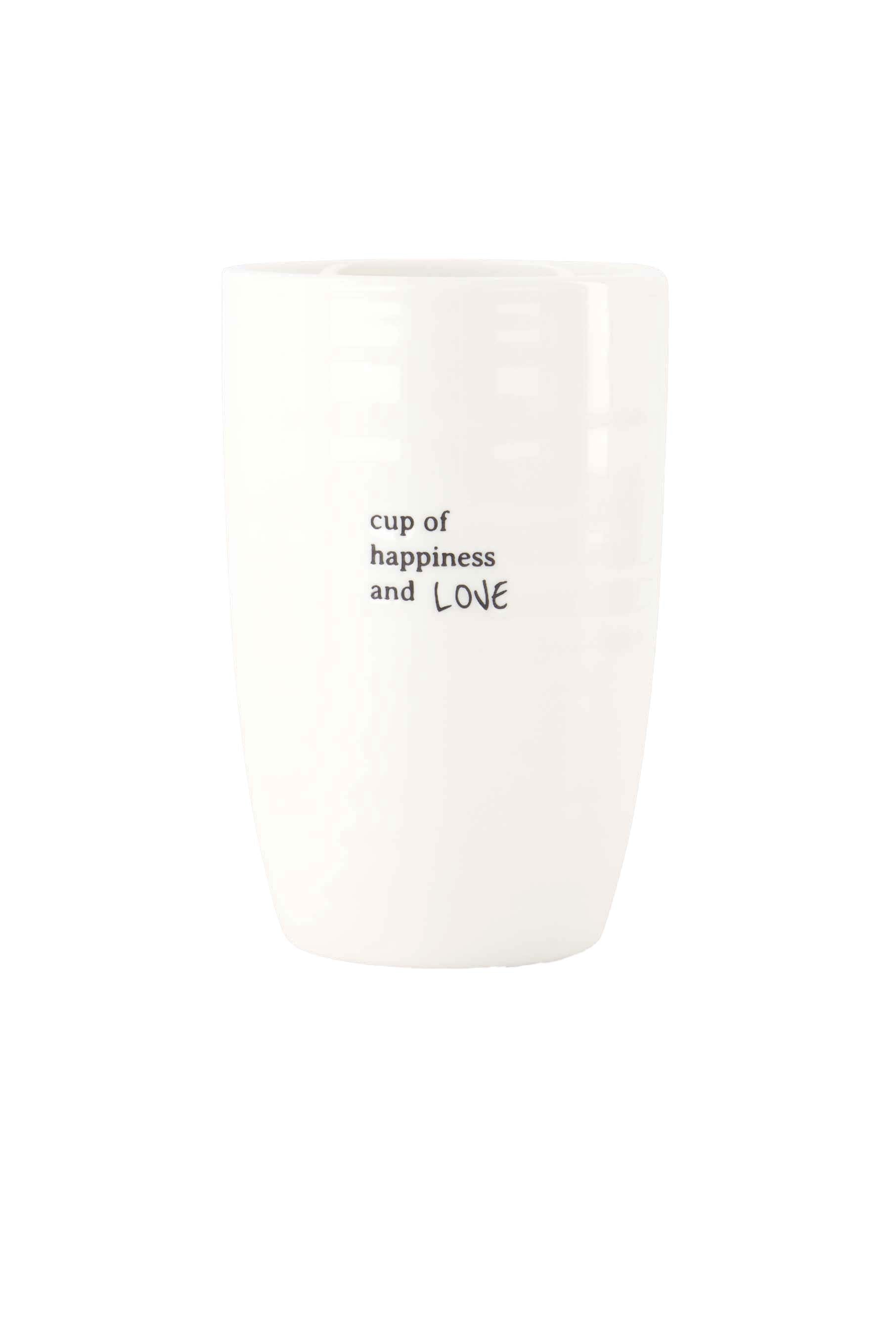 Zusss | Mug L happiness white / black