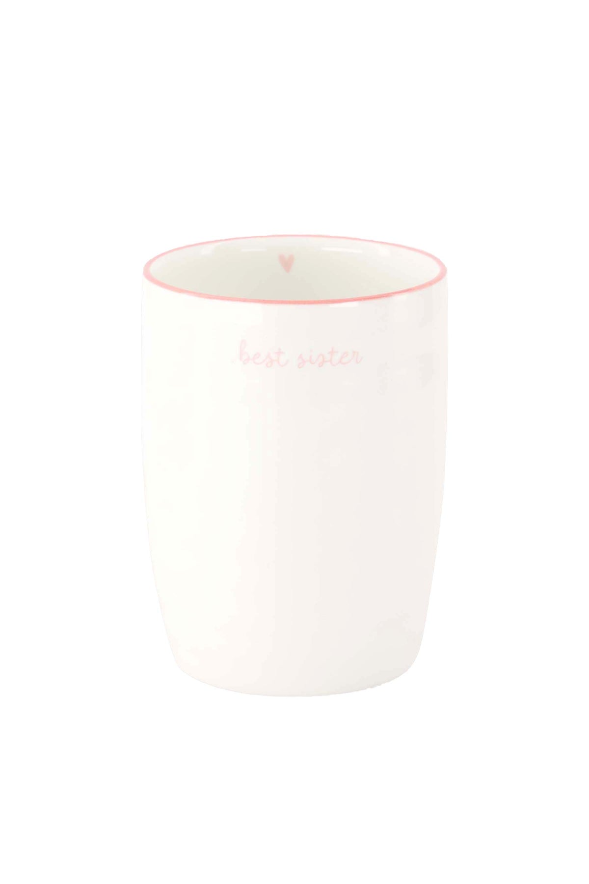 Zusss | Coffee mug best sister white / light pink