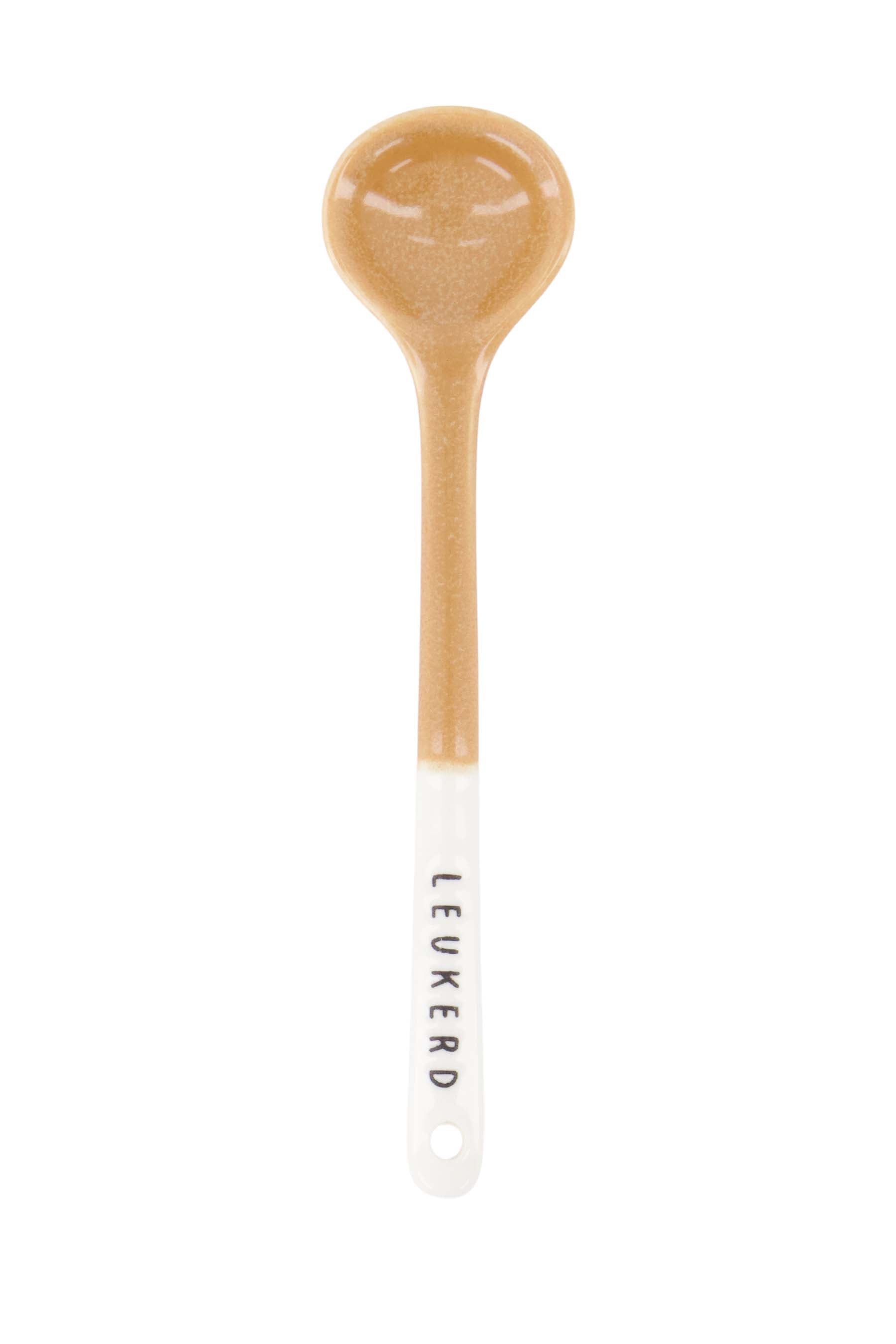 Zusss | Teaspoon leukerd white / camel