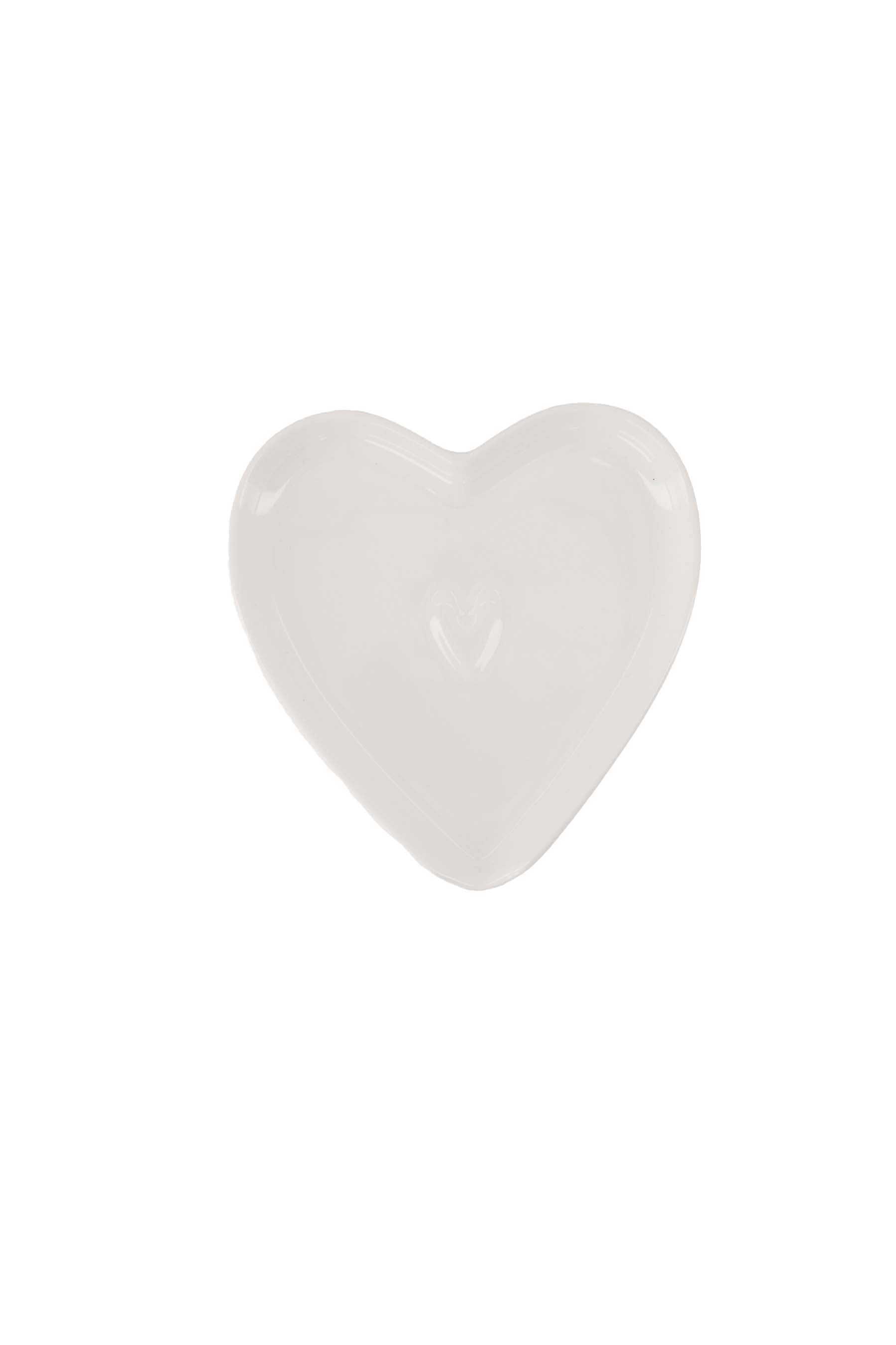 Zusss | Spoon holder heart shape white
