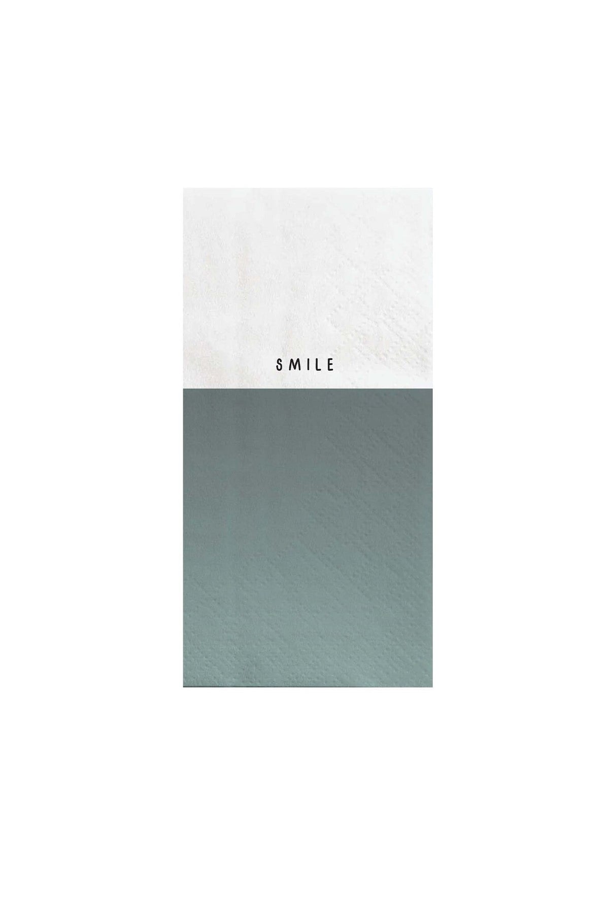 Zusss | Servetten smile grijsblauw/wit