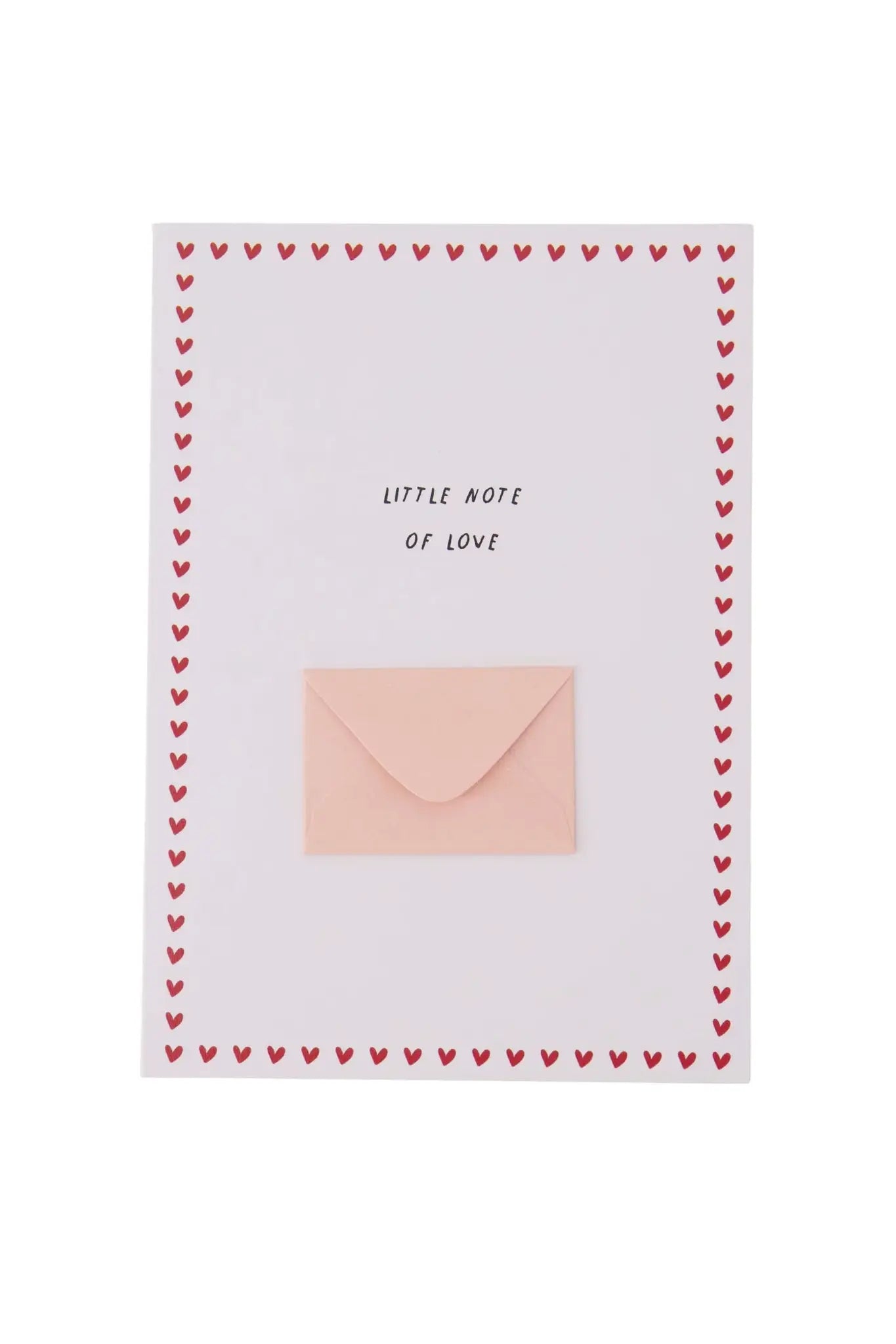 Zusss | Wenskaart mini envelopje little note of love