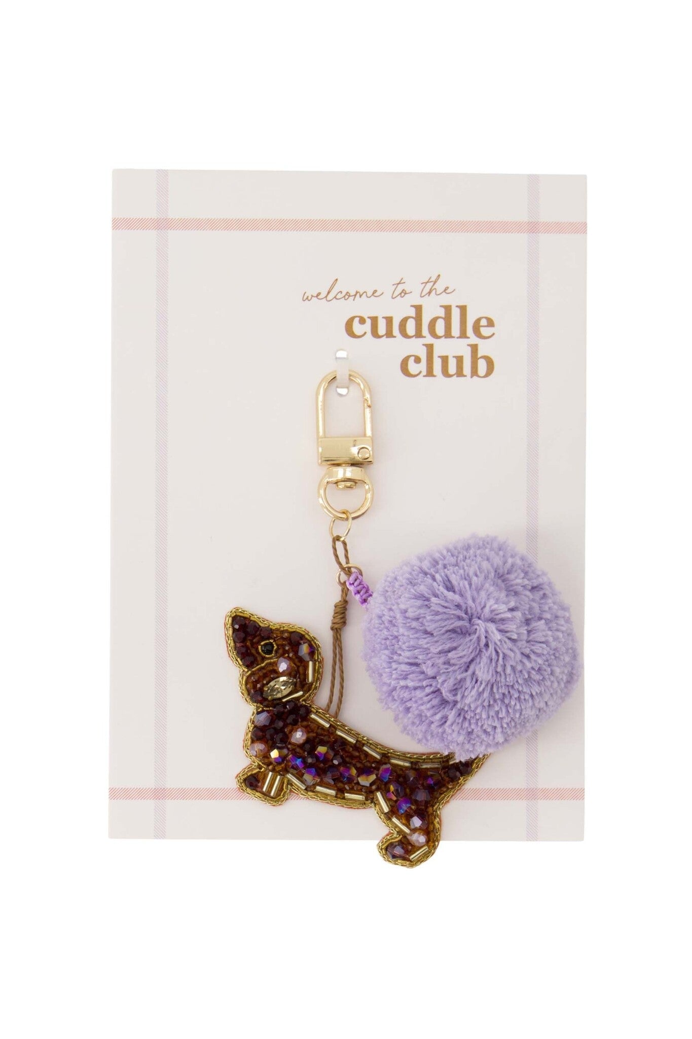 Zusss | Ansichtkaart tashanger pompon hond cuddle club