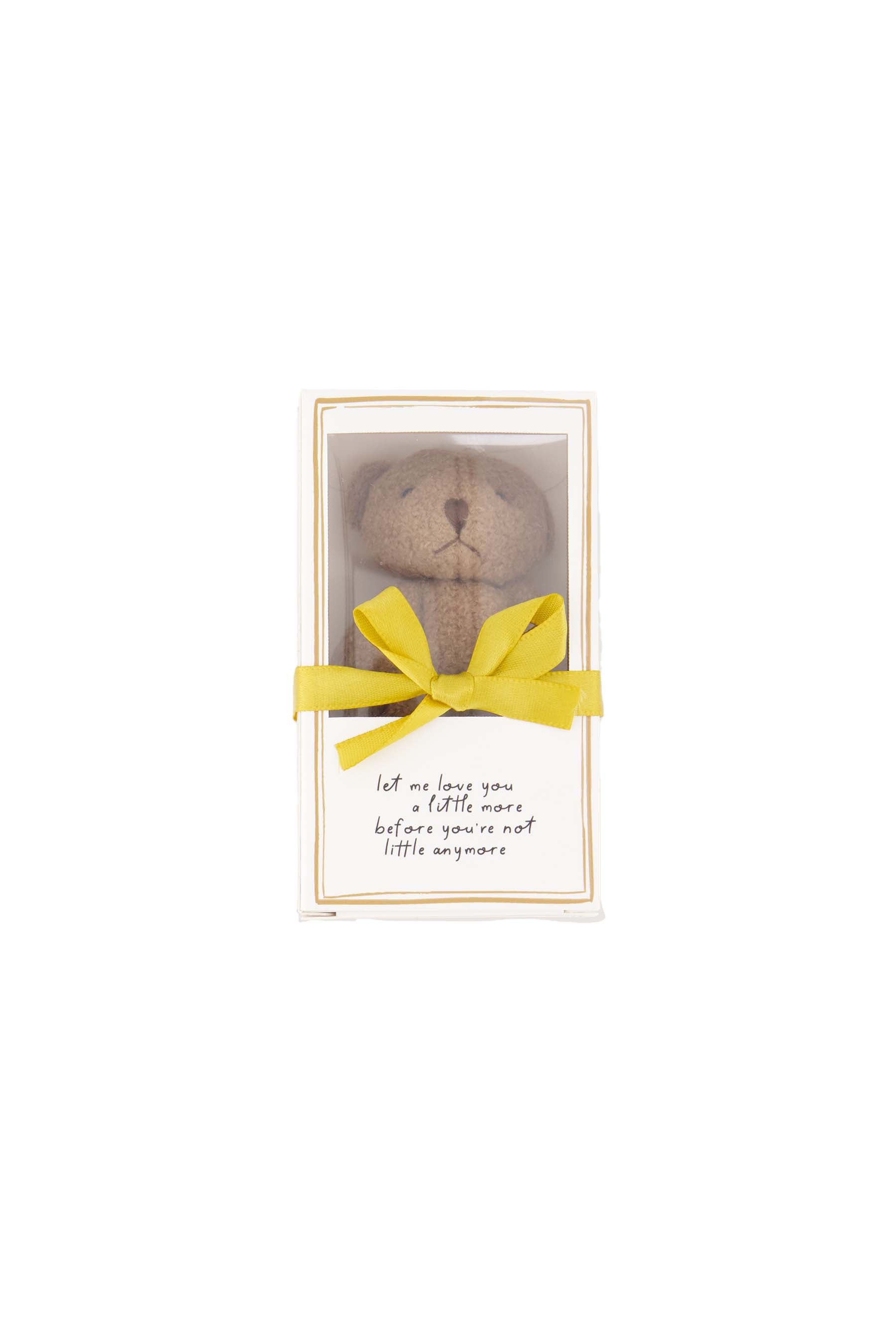 Zusss | Teddy bear in gift box white / brown