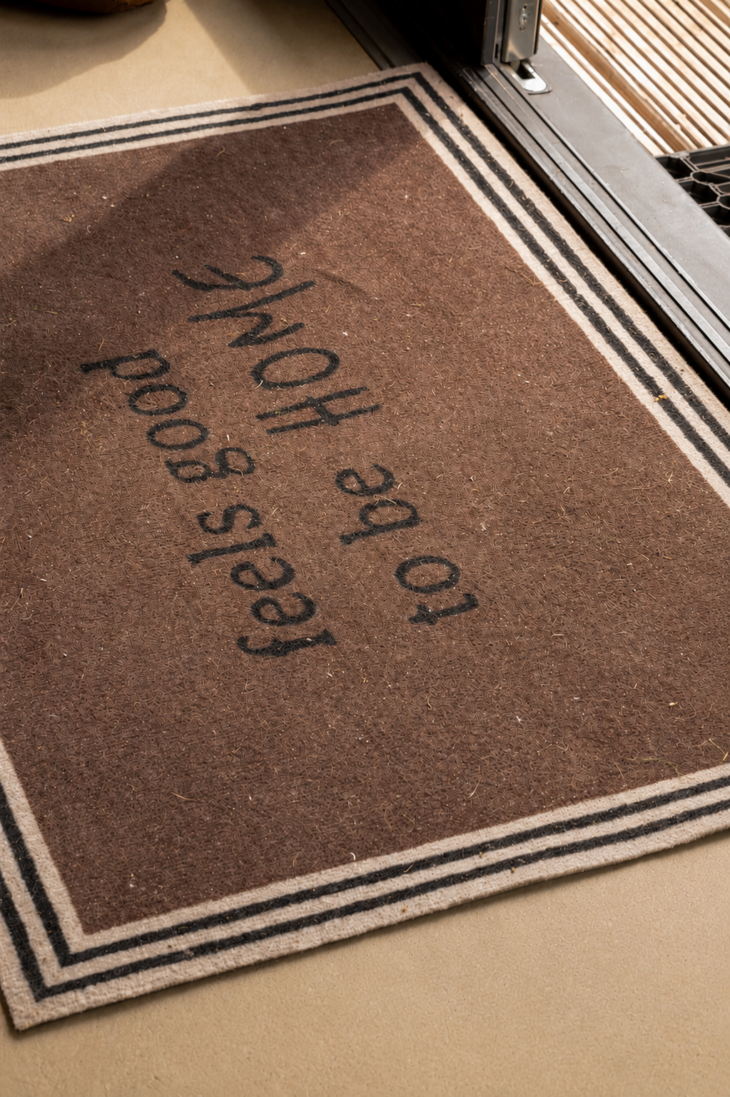 Zusss | Doormat feels good 50x70cm sand