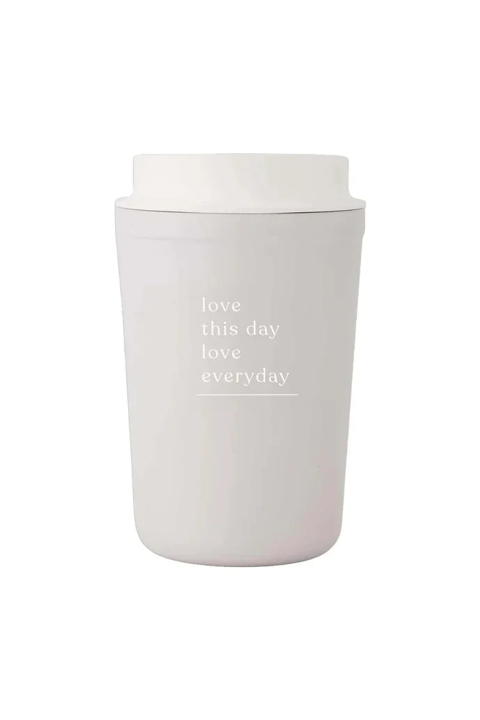 Zusss | Thermosbeker love this day zand