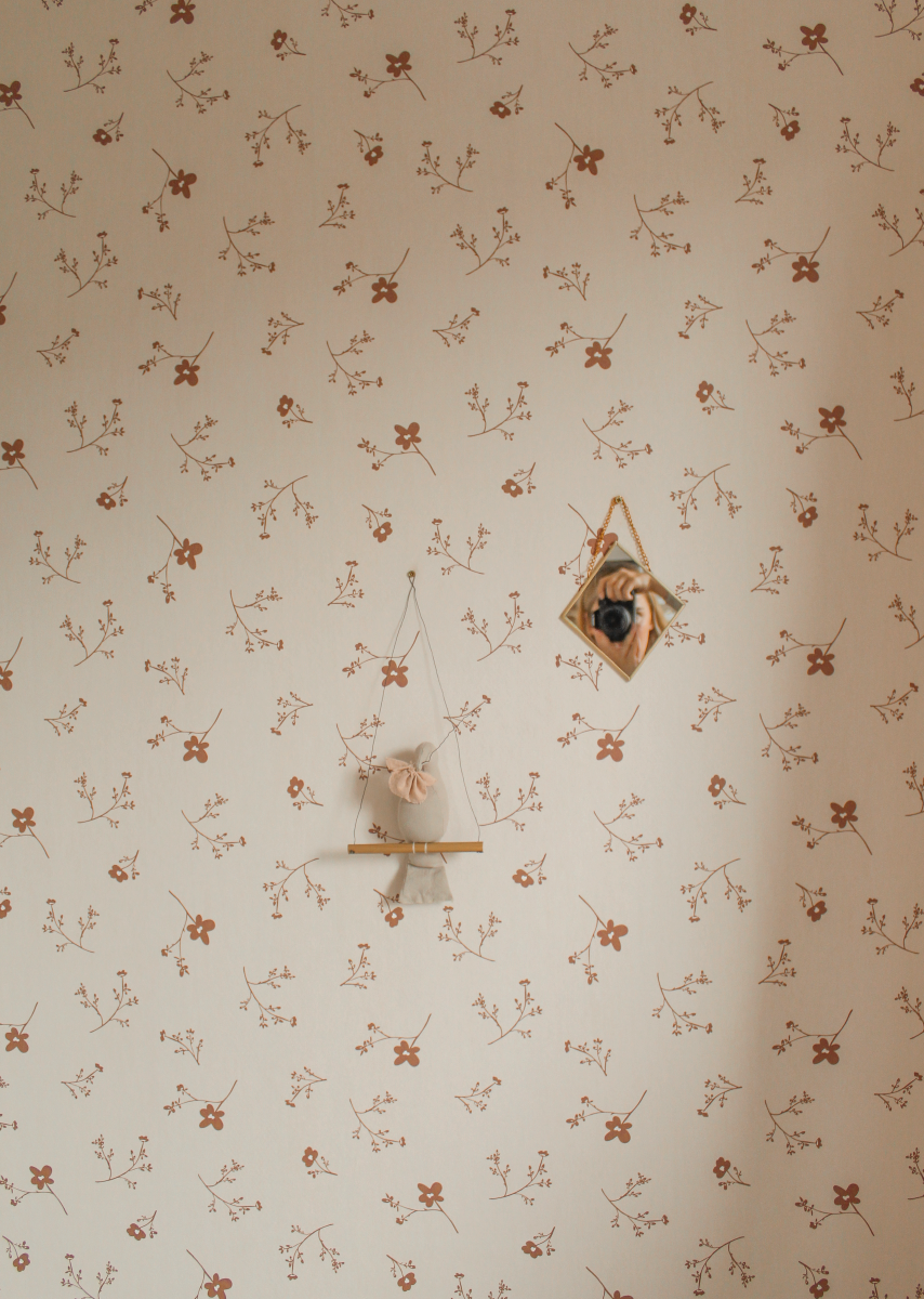 Bibelotte | Behang Bloemenzee groot terra