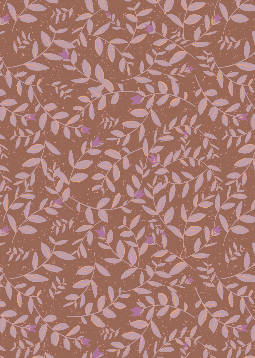 Bibelotte | Behang Flora choco