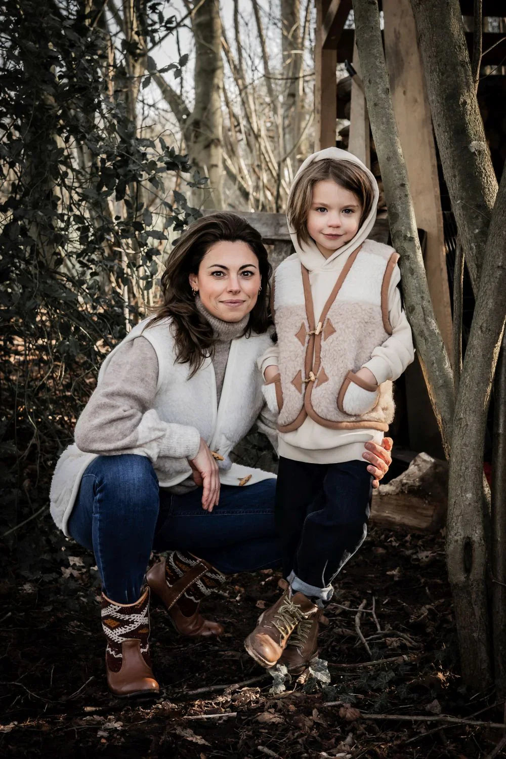 Alwero | Bodywarmer alpen jr. dubbel beige