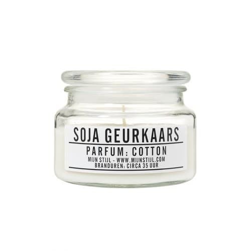 Mijn Stijl | Geurkaars in glazen pot Cotton