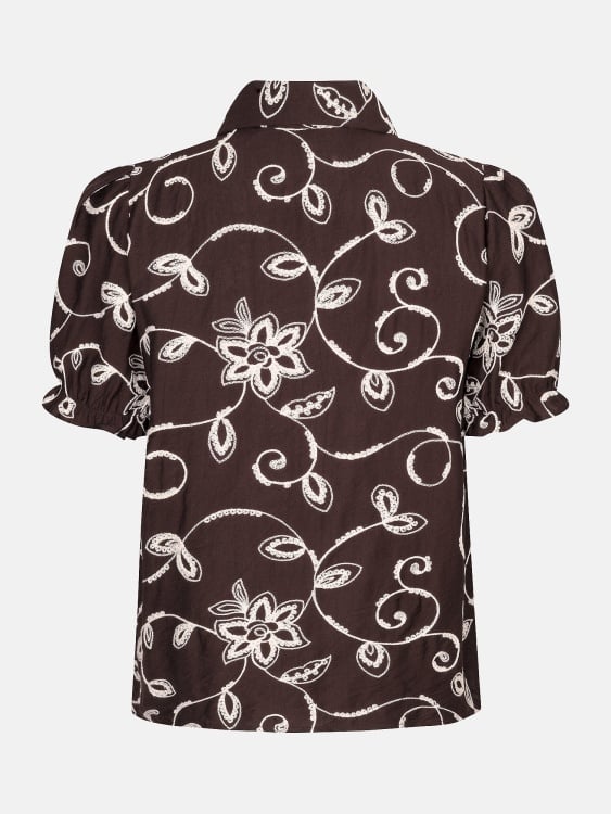 Ydence | Blouse Leila dark brown