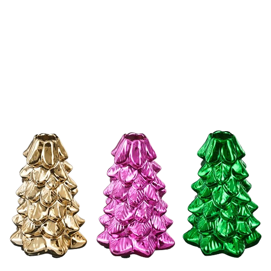 Selected by | Kandelaar kerstboom goud/paars/groen