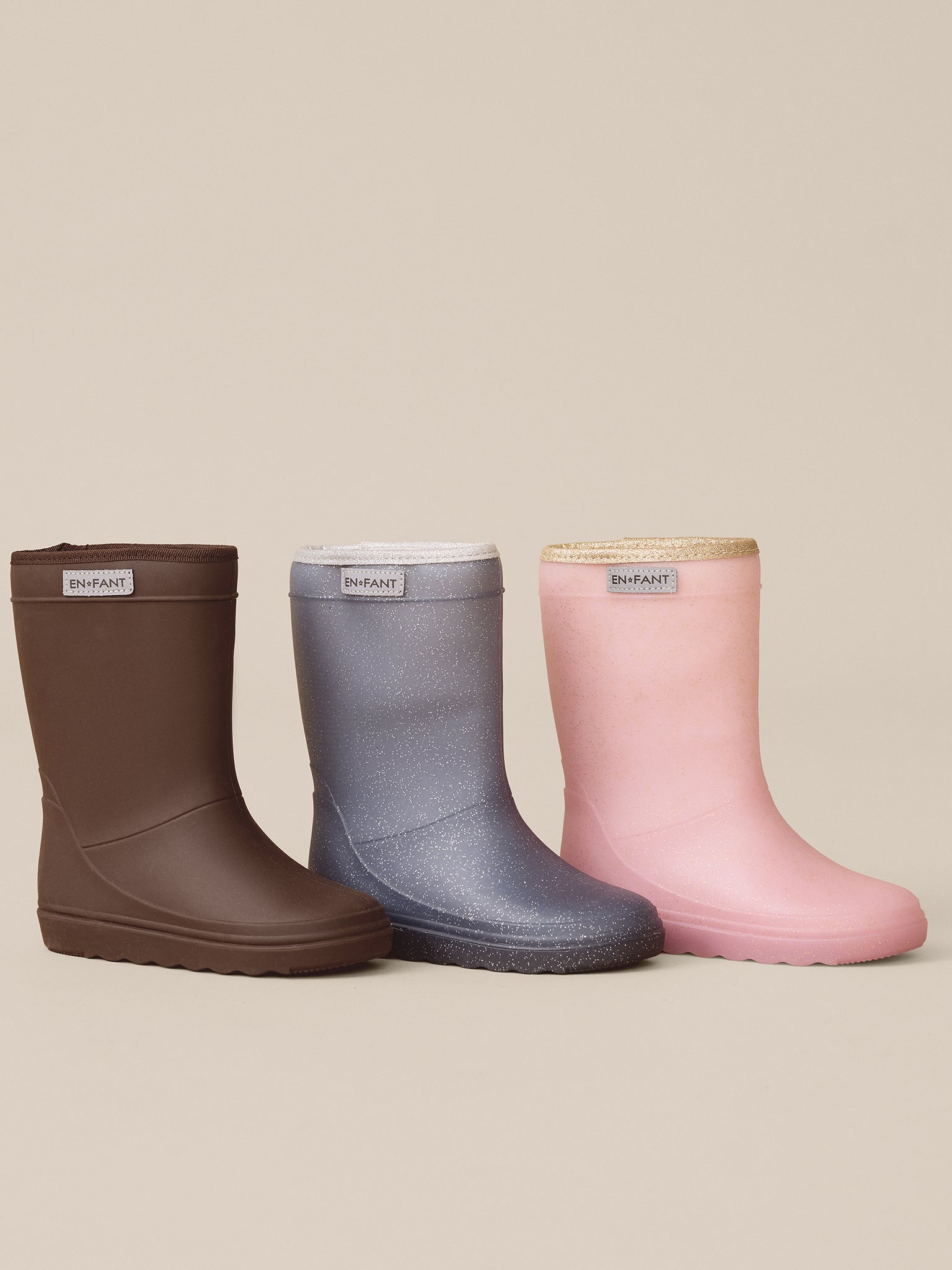 Enfant | Thermo Boots Solid Coffee Bean