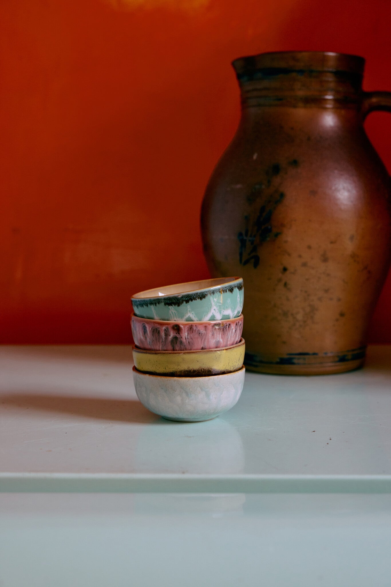 HK Living | 70's servies XS bowls modernist set van 4