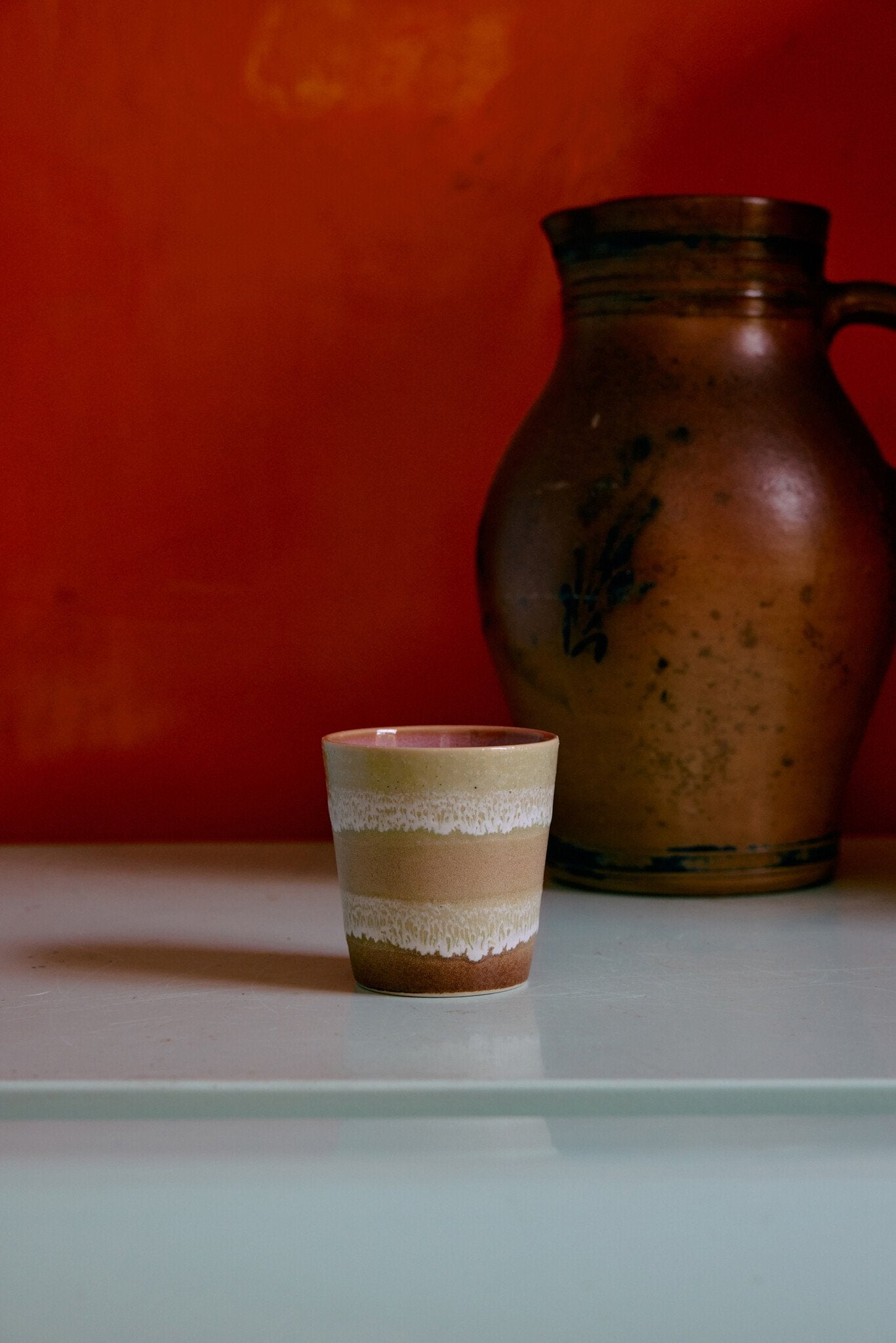 HK Living | 70's servies koffiekopje Umber