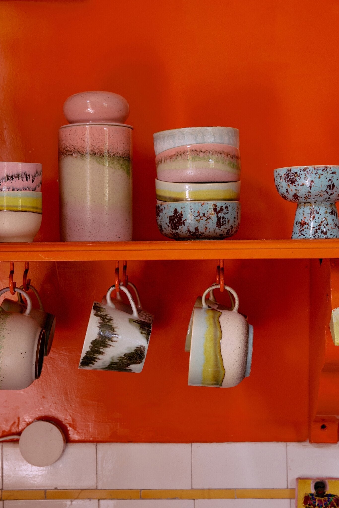 HK Living | 70's servies theekop XL Glint