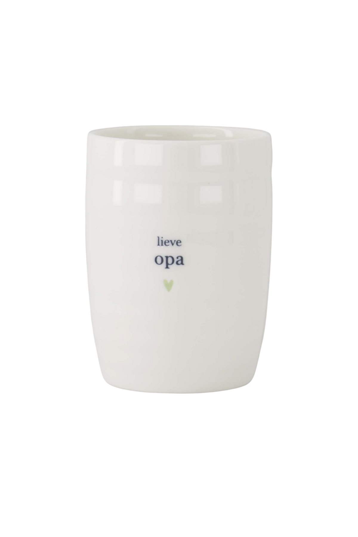 Zusss | Koffiemok lieve opa wit/lichtgroen