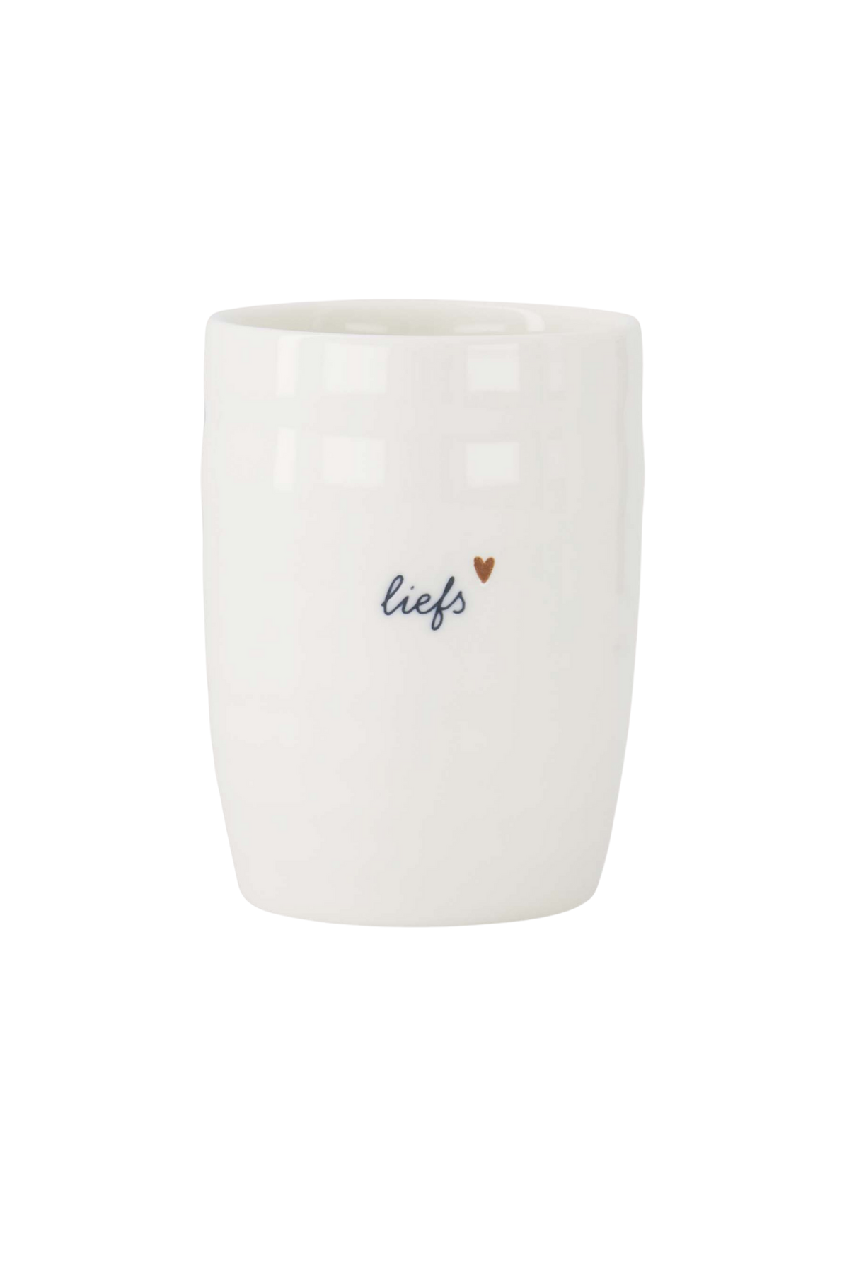 Zusss | Koffiemok liefs wit/bruin