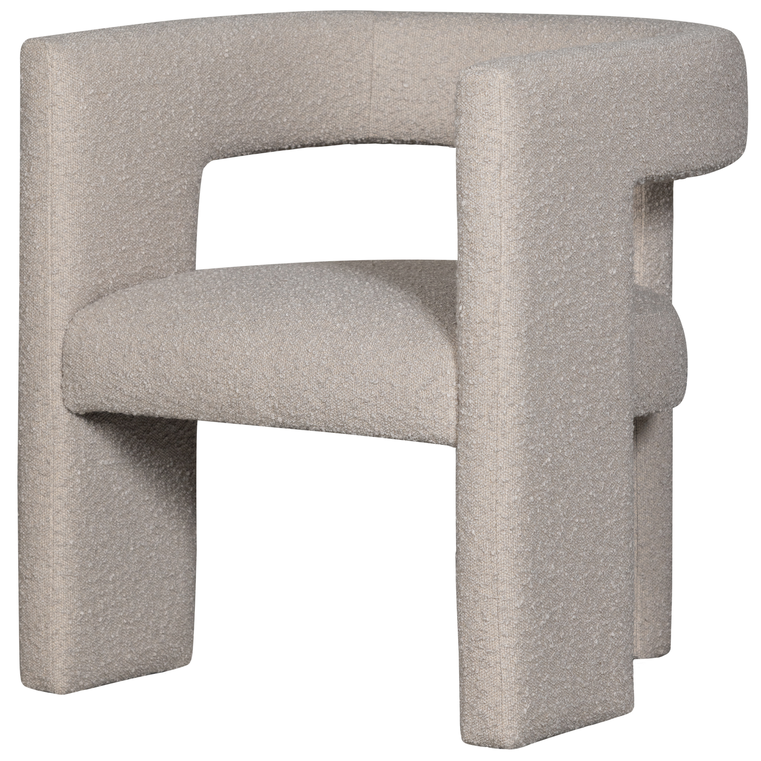 Woood | Fauteuil Tiwa boucle beige