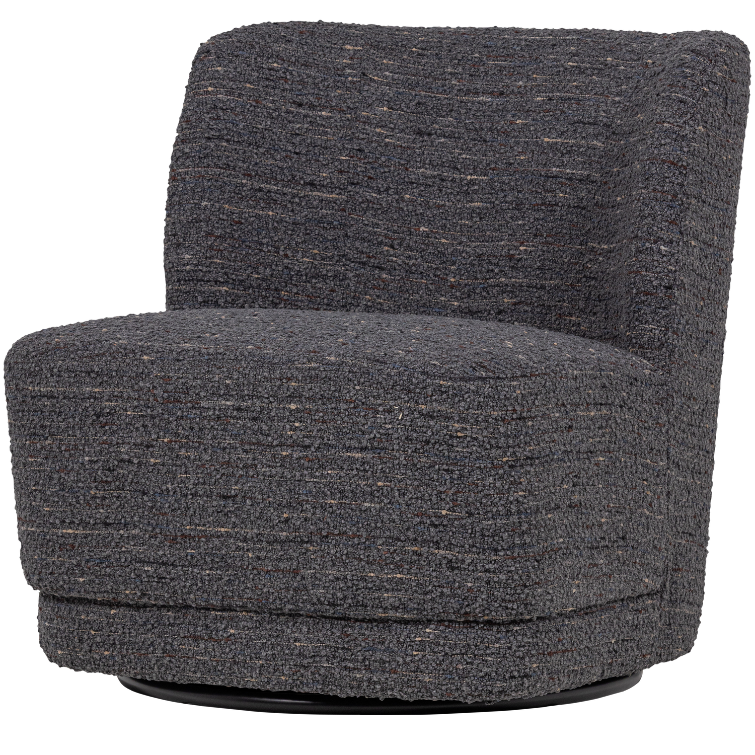 Woood | Draaifauteuil Atty grove melange grijs