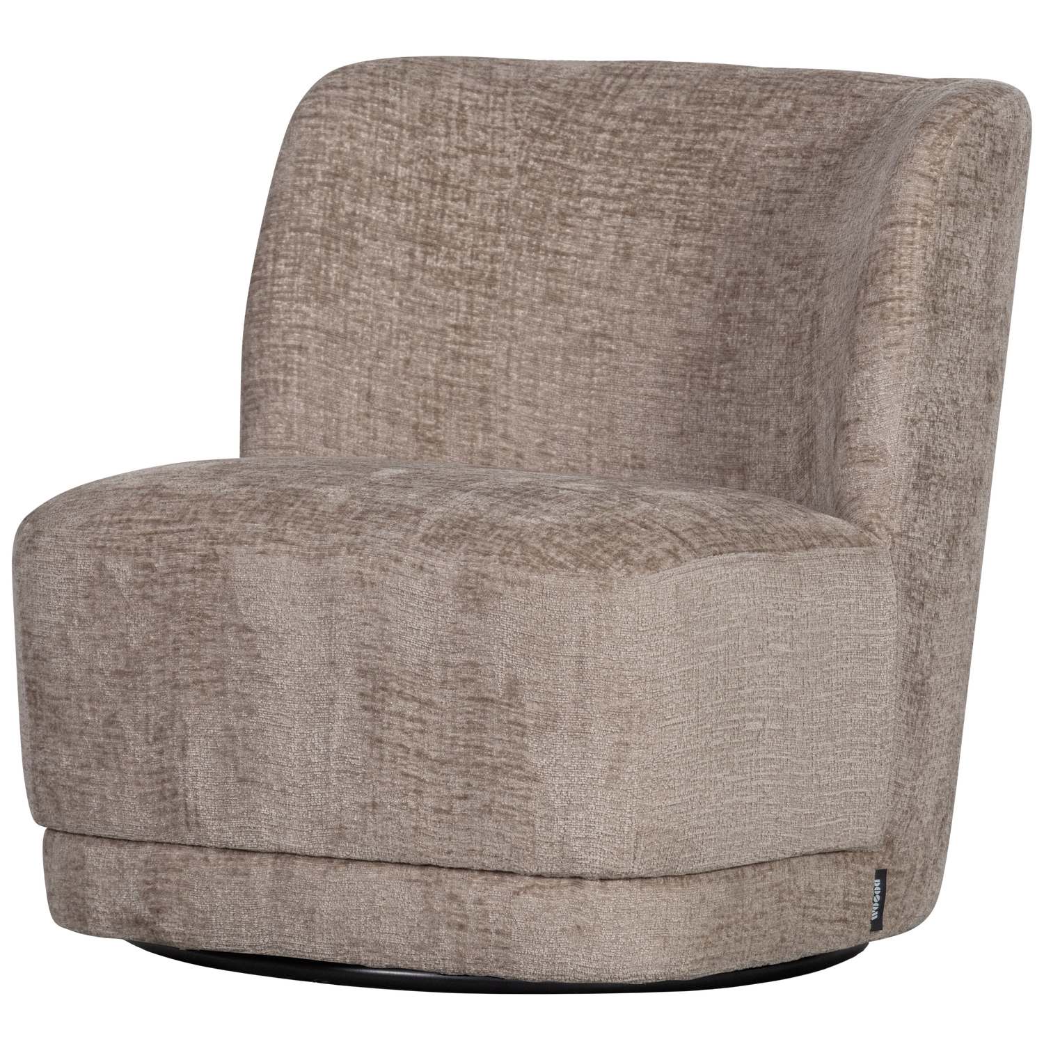 Woood | Draaifauteuil Atty velvet zand