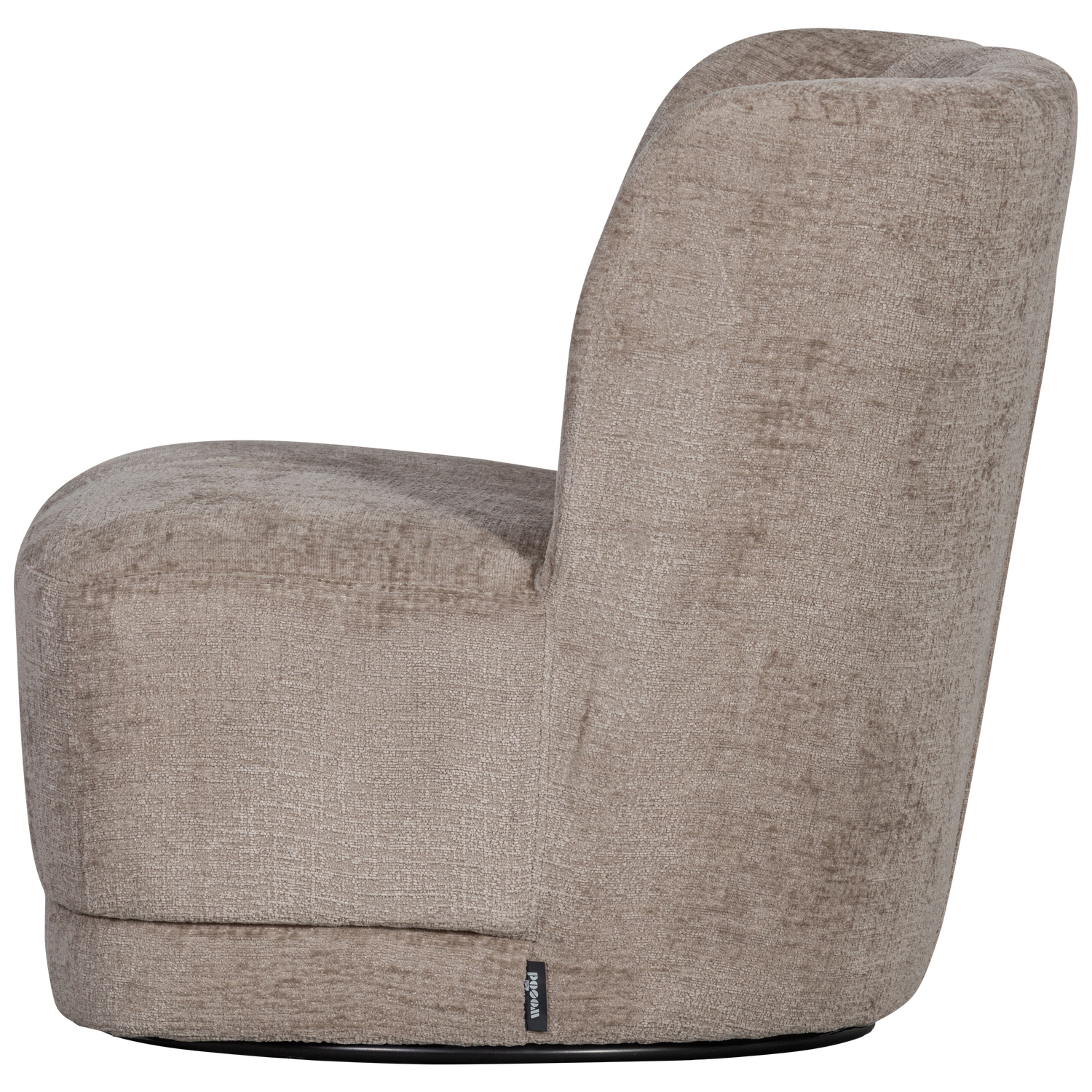 Woood | Draaifauteuil Atty velvet zand