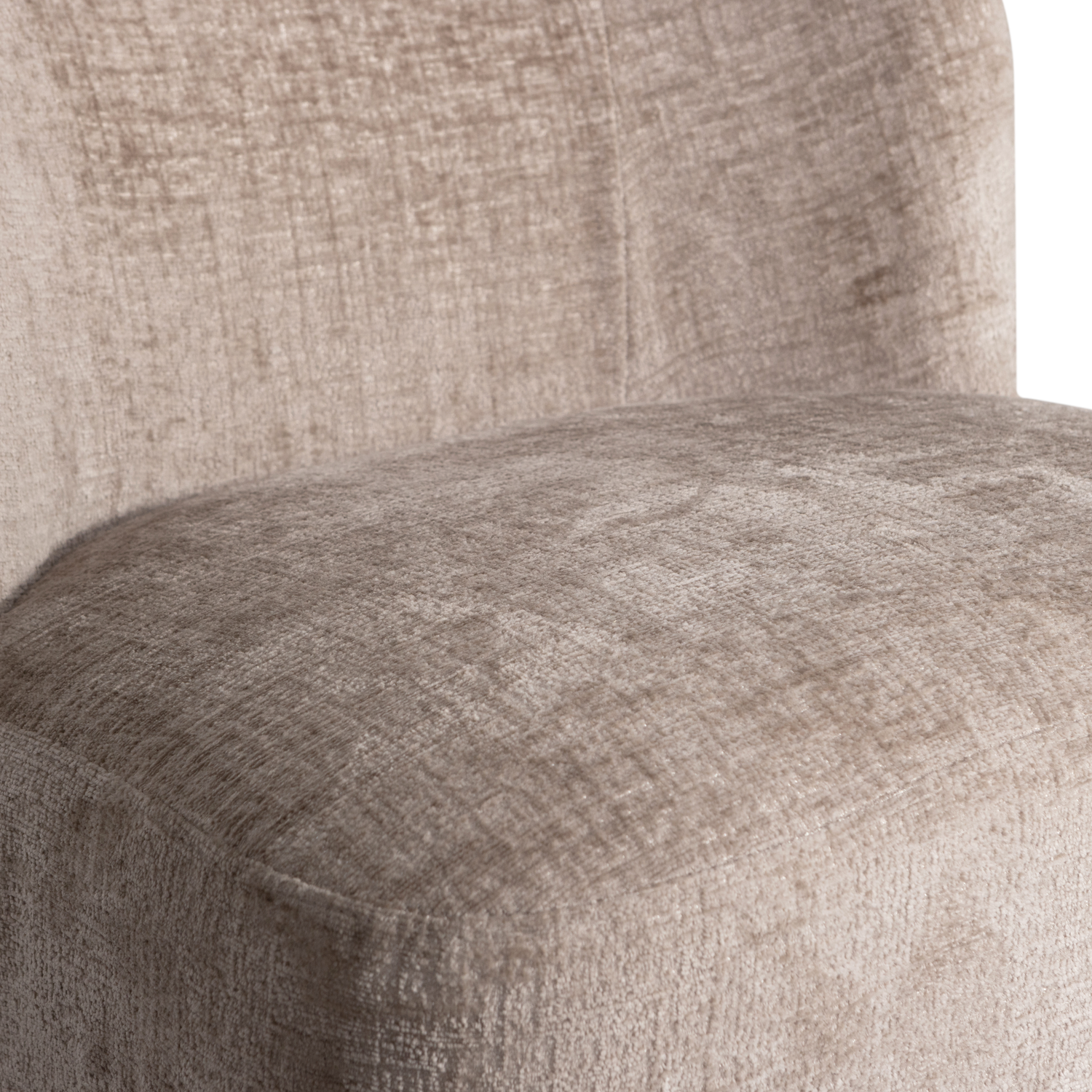 Woood | Draaifauteuil Atty velvet zand