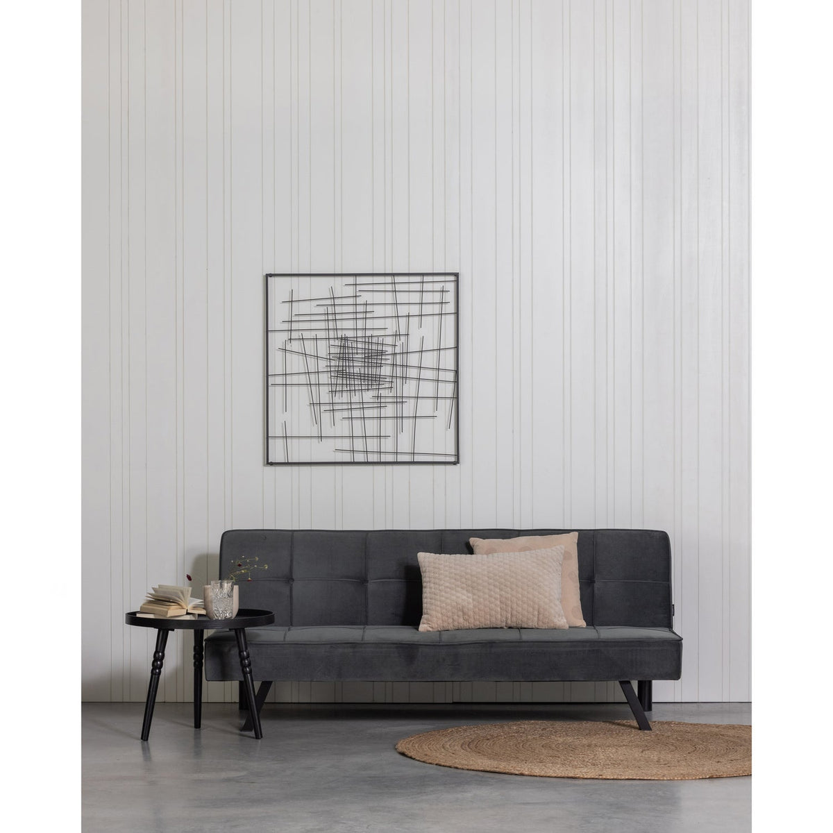Woood | Vloerkleed rond Ross naturel