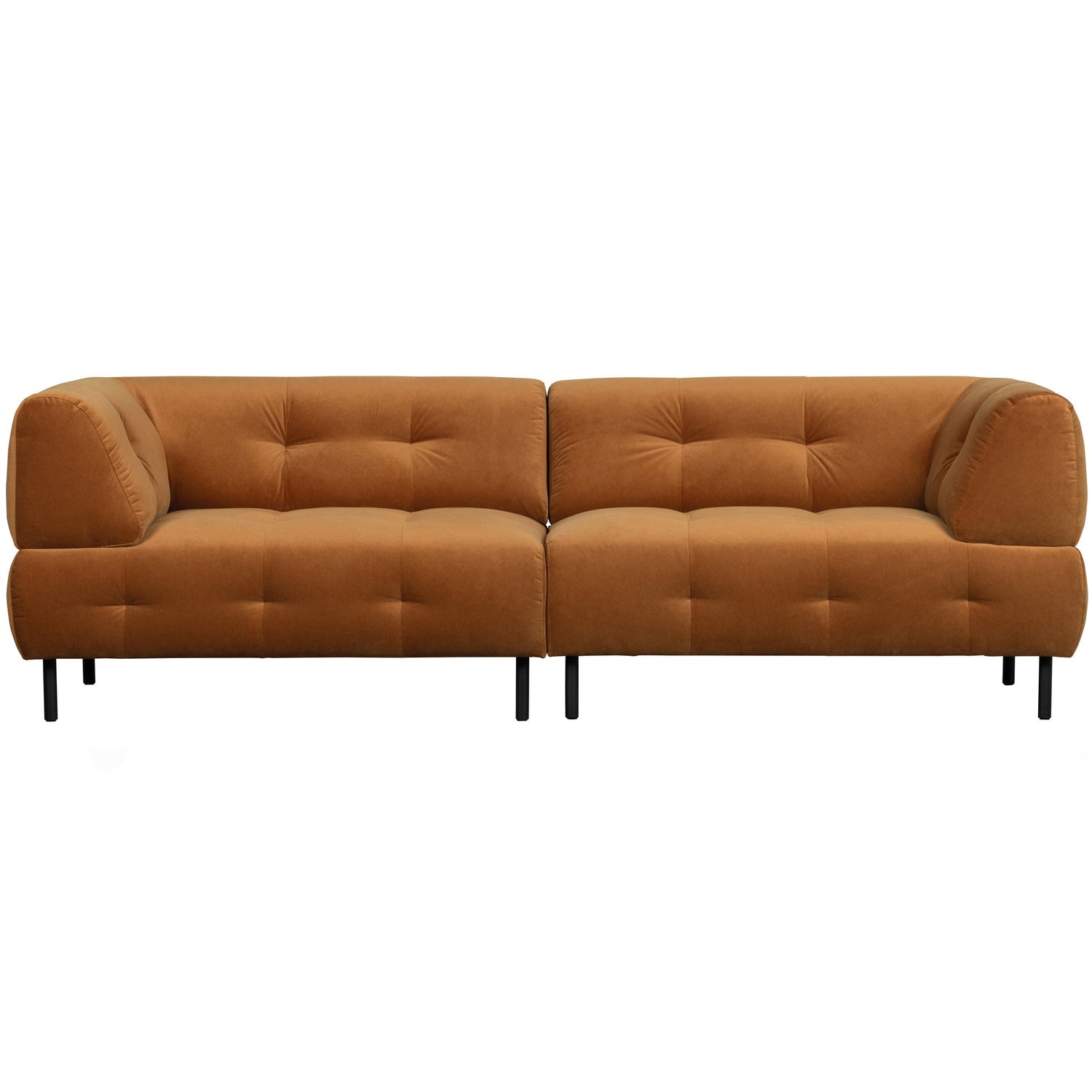 Woood | 4-Zits bank Lloyd velvet kaneel