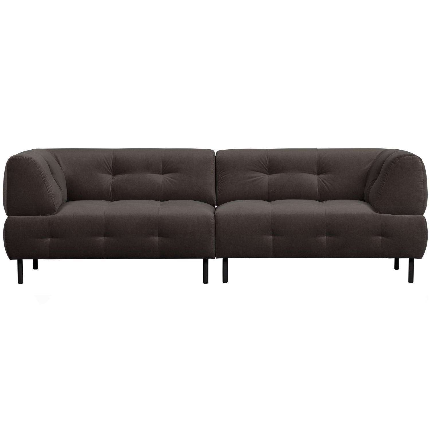 Woood | 4-Zits bank Lloyd velvet cast iron
