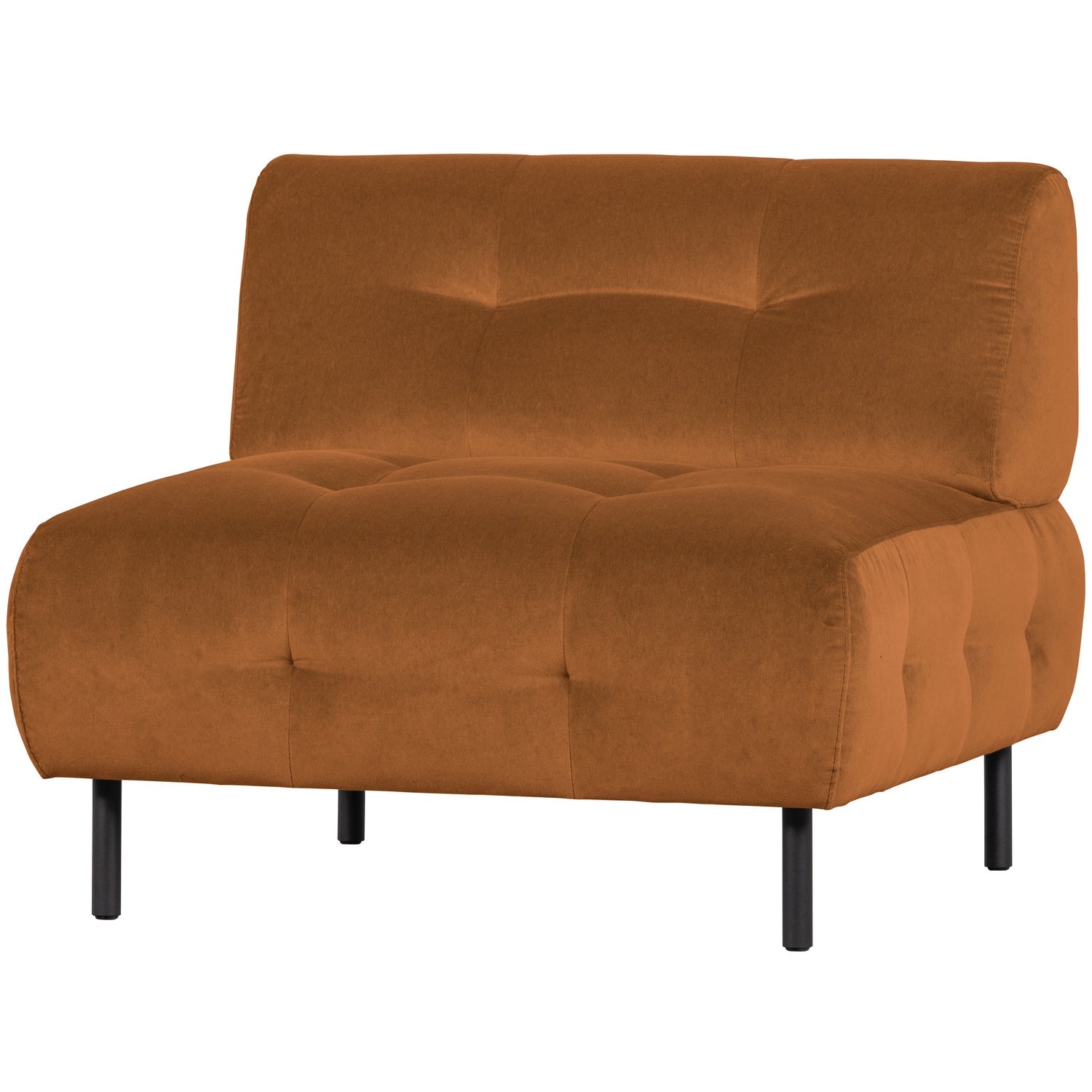 Woood | Fauteuil Lloyd velvet kaneel