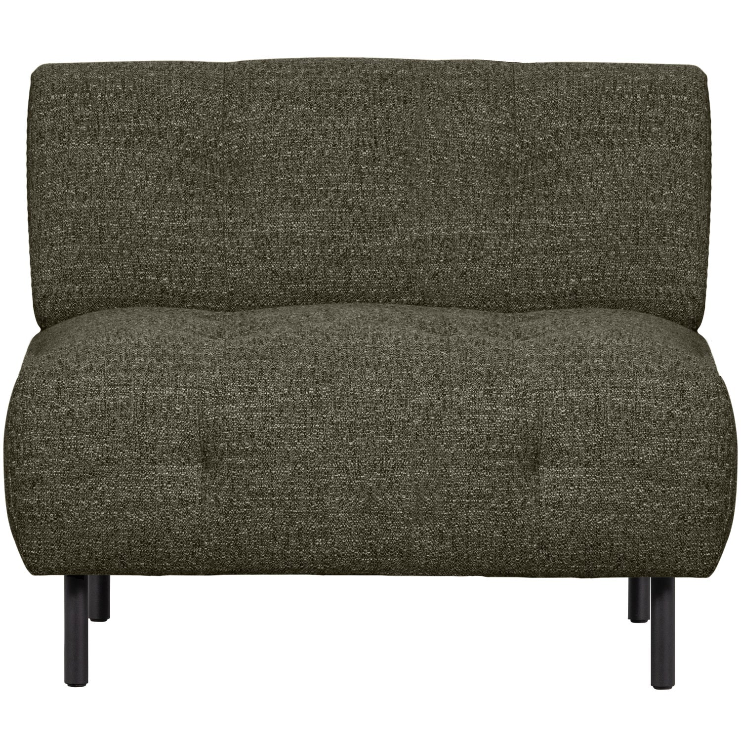 Woood | Fauteuil Lloyd grof geweven groen melange