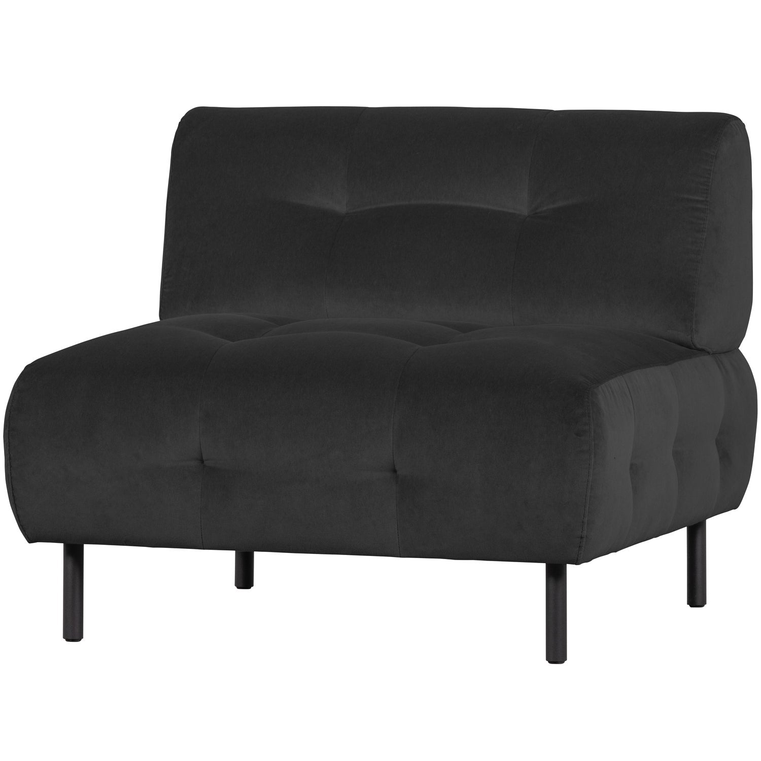 Woood | Fauteuil Lloyd velvet cast iron