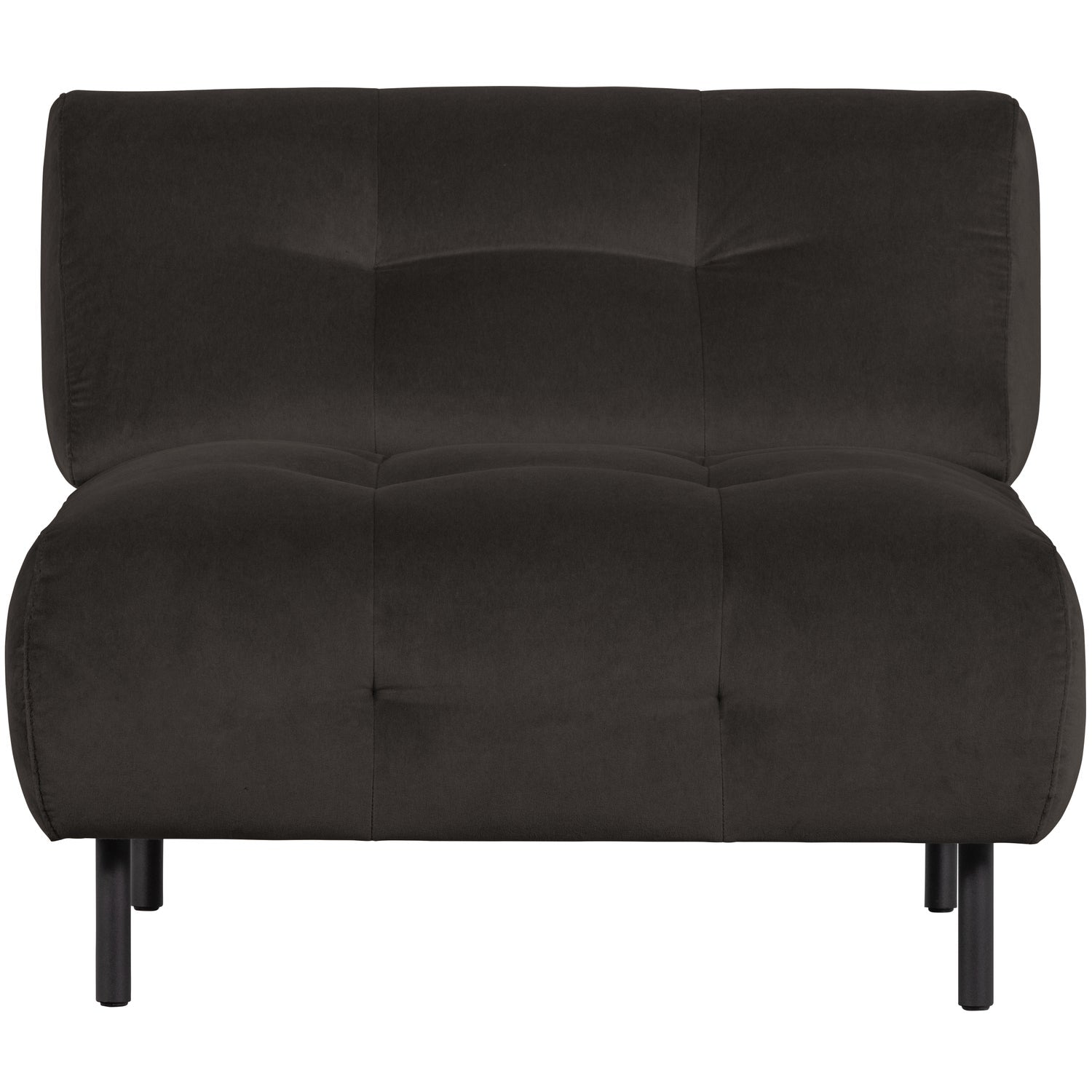 Woood | Fauteuil Lloyd velvet cast iron